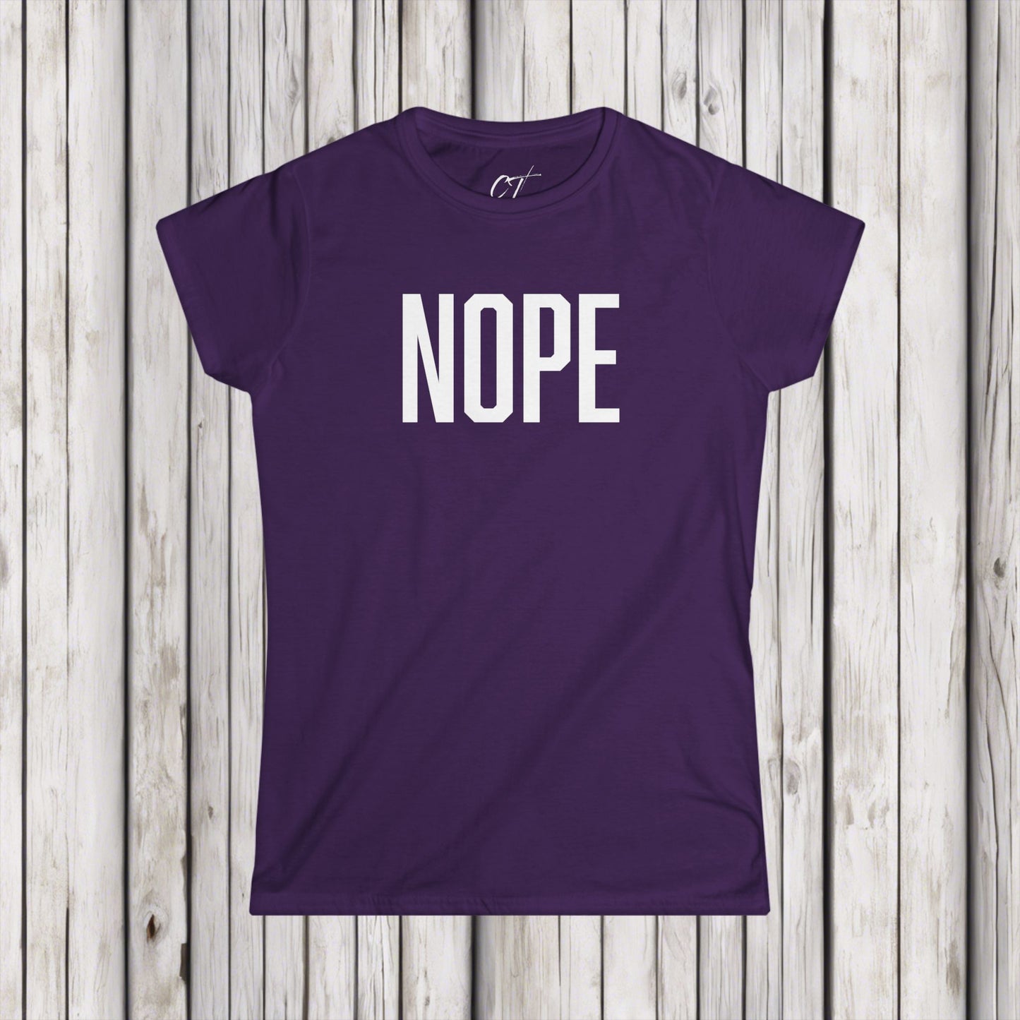 Nope, Women's Tee, Sarcastic Shirt, Smartass Shirt, Adult Humor Shirt, Funny shirt, Funny Gift, Humorous Shirt
