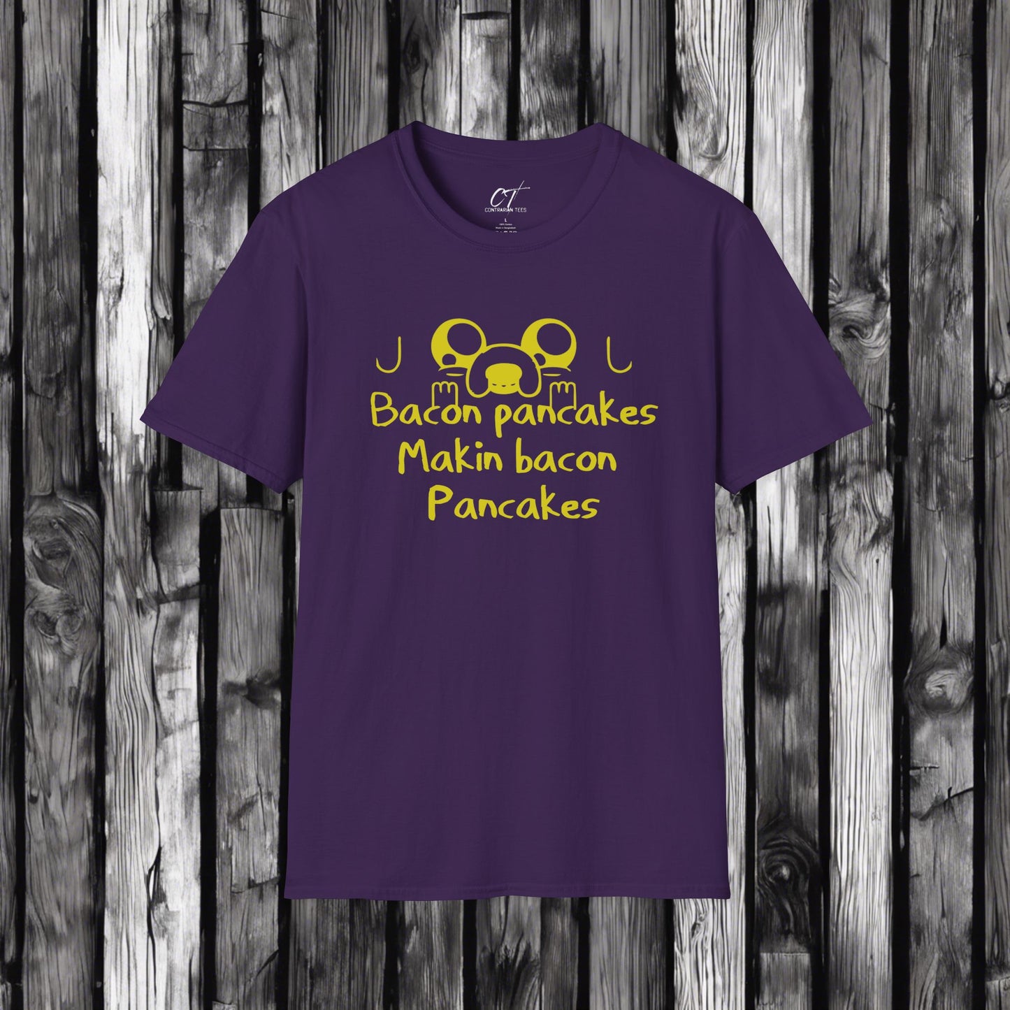 Adventure Time, Bacon Pancakes, Makin pancakes, Movie T-shirt, Movie quotes, nerd shirt, Inspirational Quotes, Inspirational Shirt