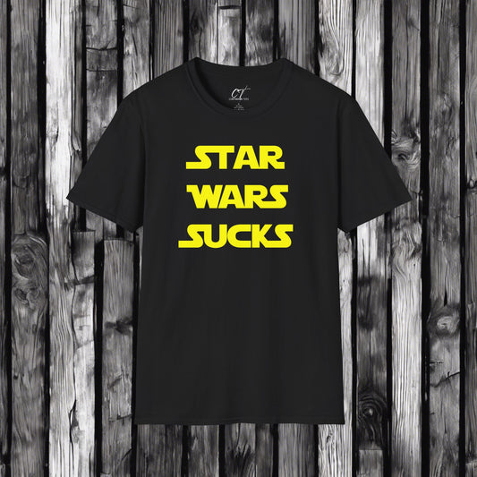 Star Wars Sucks, Mens T-shirt, Womens T-Shirt, Sarcastic Shirt, Smartass Shirt, Adult Humor Shirt, Funny shirt, Funny Gift, Humorous Shirt