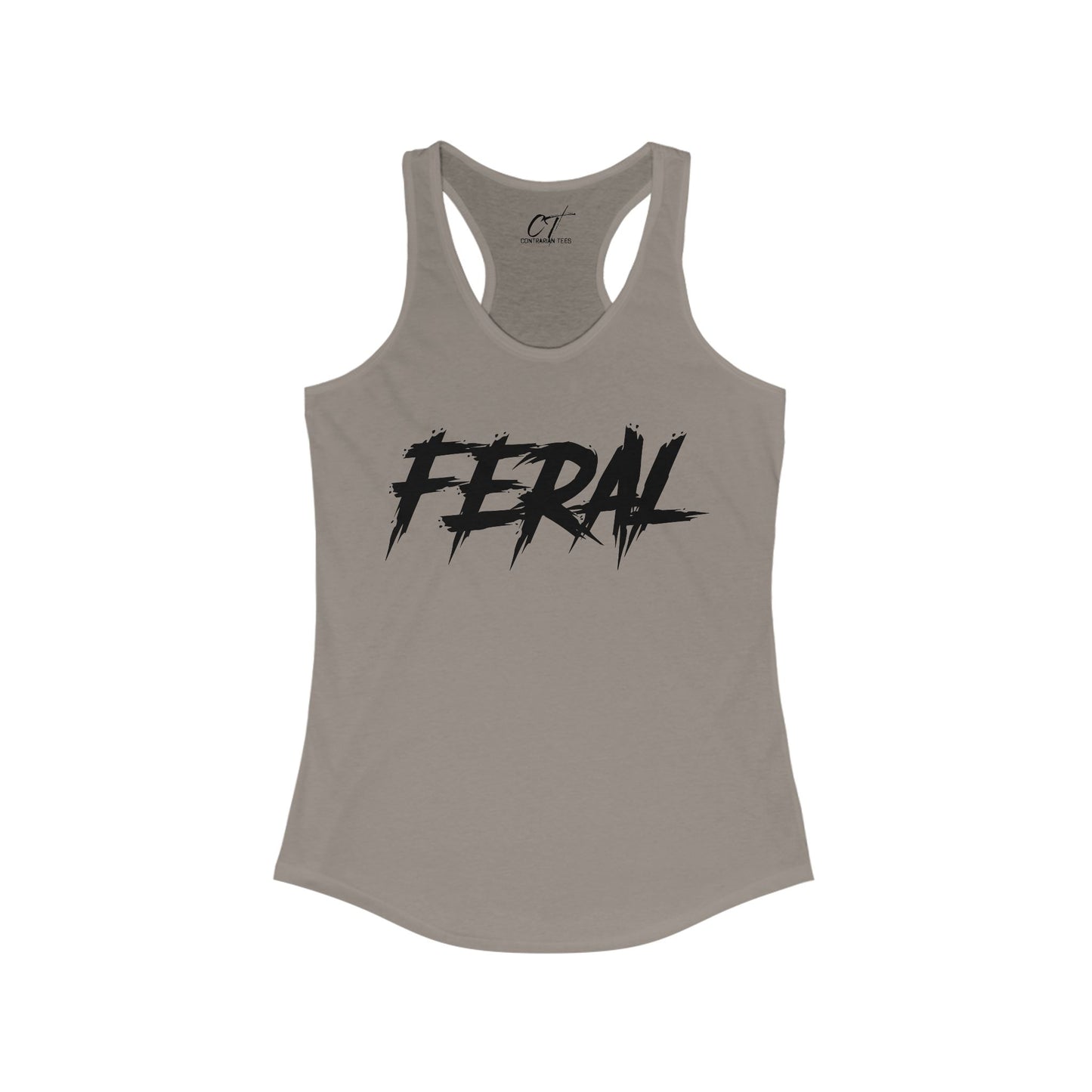 Feral, Tank, Mischievous Apparel, Wild Shirt, Spooky Shirts, Inspirational Shirts, Sarcastic Shirt, Funny shirt, Funny Gift, Humorous Shirt