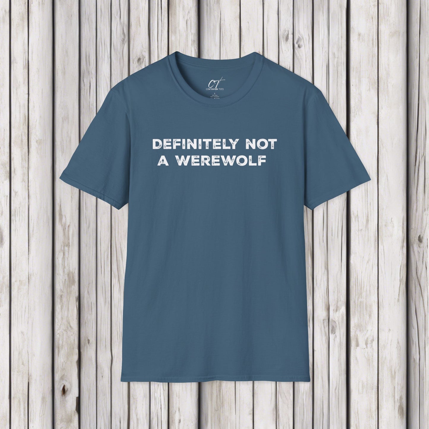 Definitely not a werewolf, Costume Shirt, Trendy Fall Tee, Spooky Season, Halloween Party Shirt, Halloween Shirt, Spooky Shirt, Fall Shirt