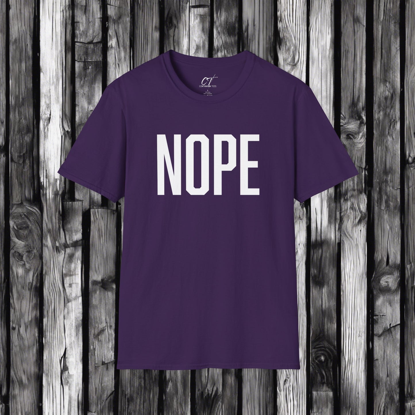 Nope, Sarcastic Shirt, Smartass Shirt, Adult Humor Shirt, Funny shirt, Funny Gift, Humorous Shirt