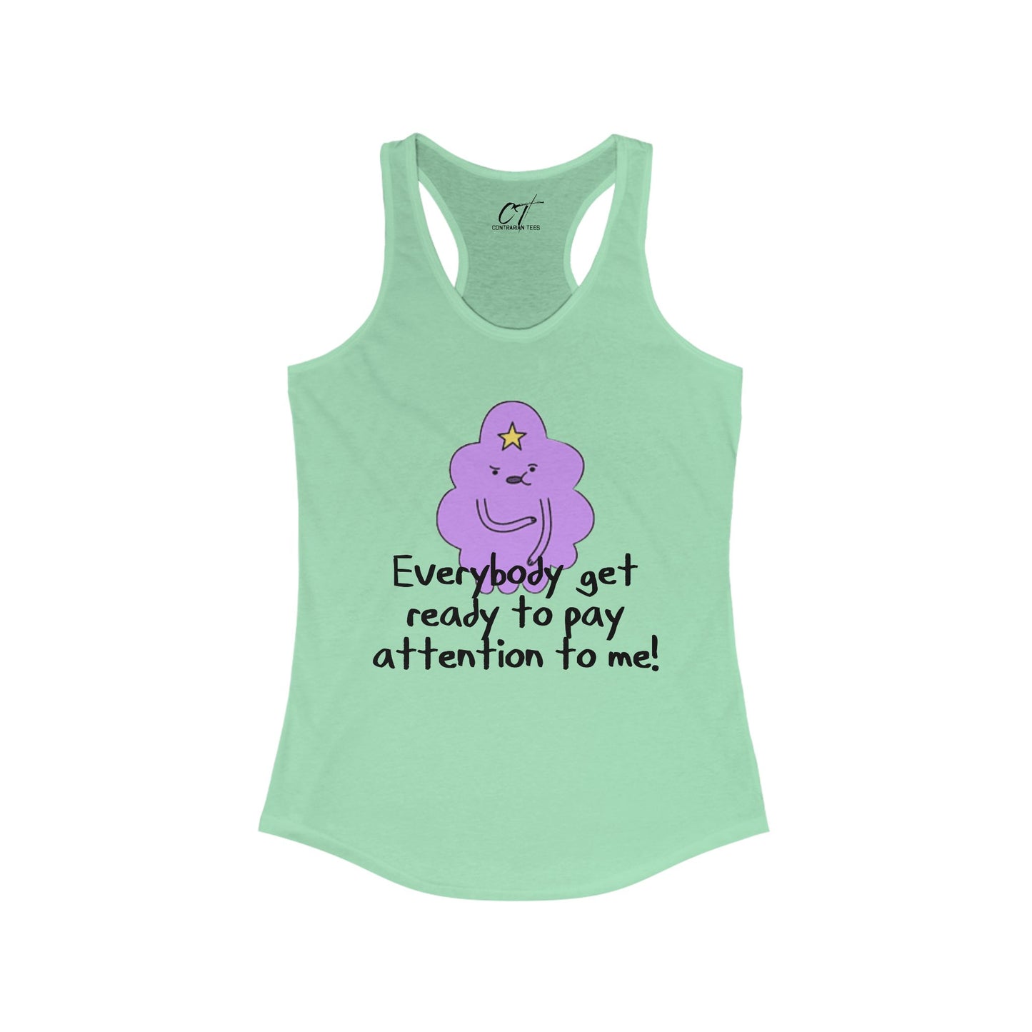 Adventure Time, LSP, Pay attention to me, Lumpy Space Princess, Movie Tank, Movie quotes, nerd shirt, funny shirt, cute shirt