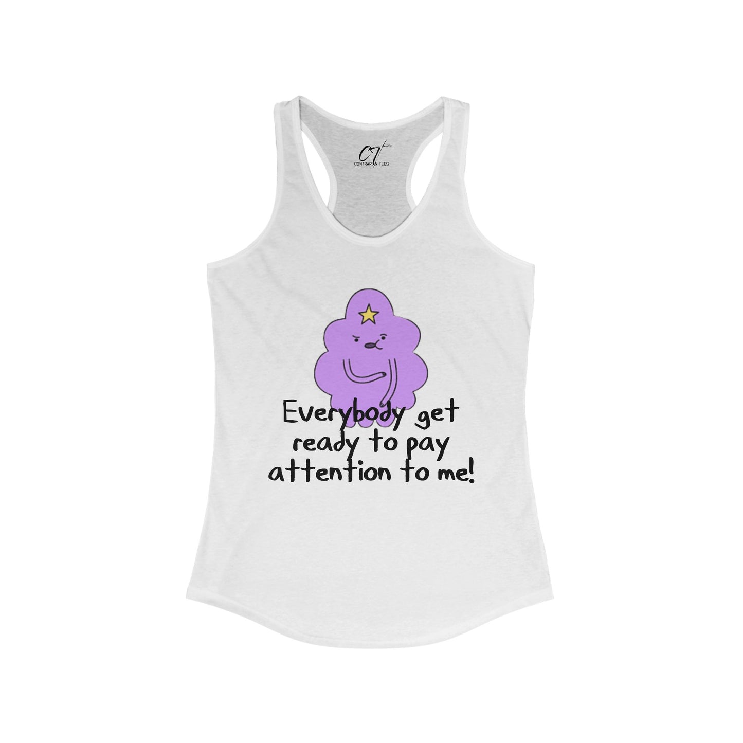 Adventure Time, LSP, Pay attention to me, Lumpy Space Princess, Movie Tank, Movie quotes, nerd shirt, funny shirt, cute shirt