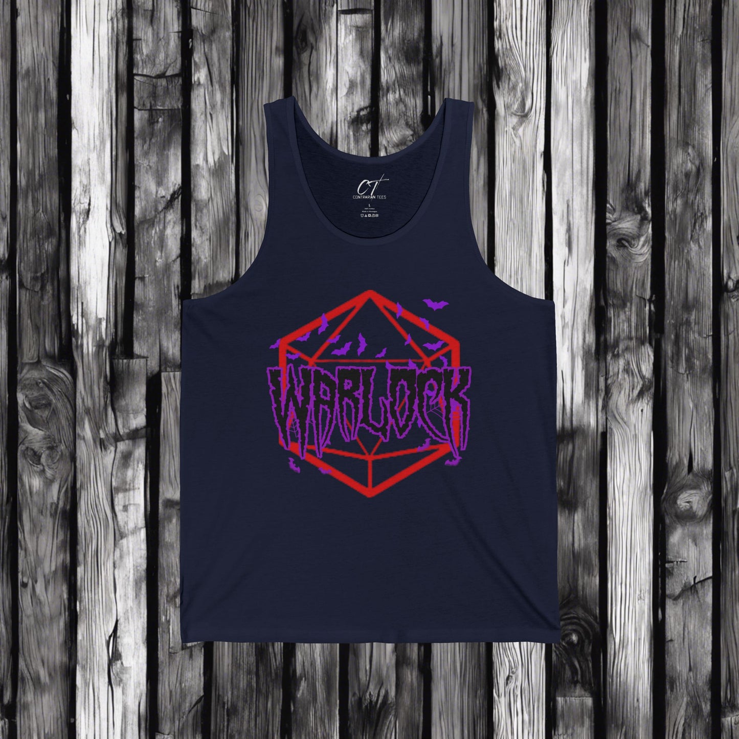 D&D Class Tank, Warlock, Gifts for Gamer, Dungeons and Dragons Shirt, Geeky Shirt, Gifts for Geeks, DnD Shirt, RPG Gamer Shirt