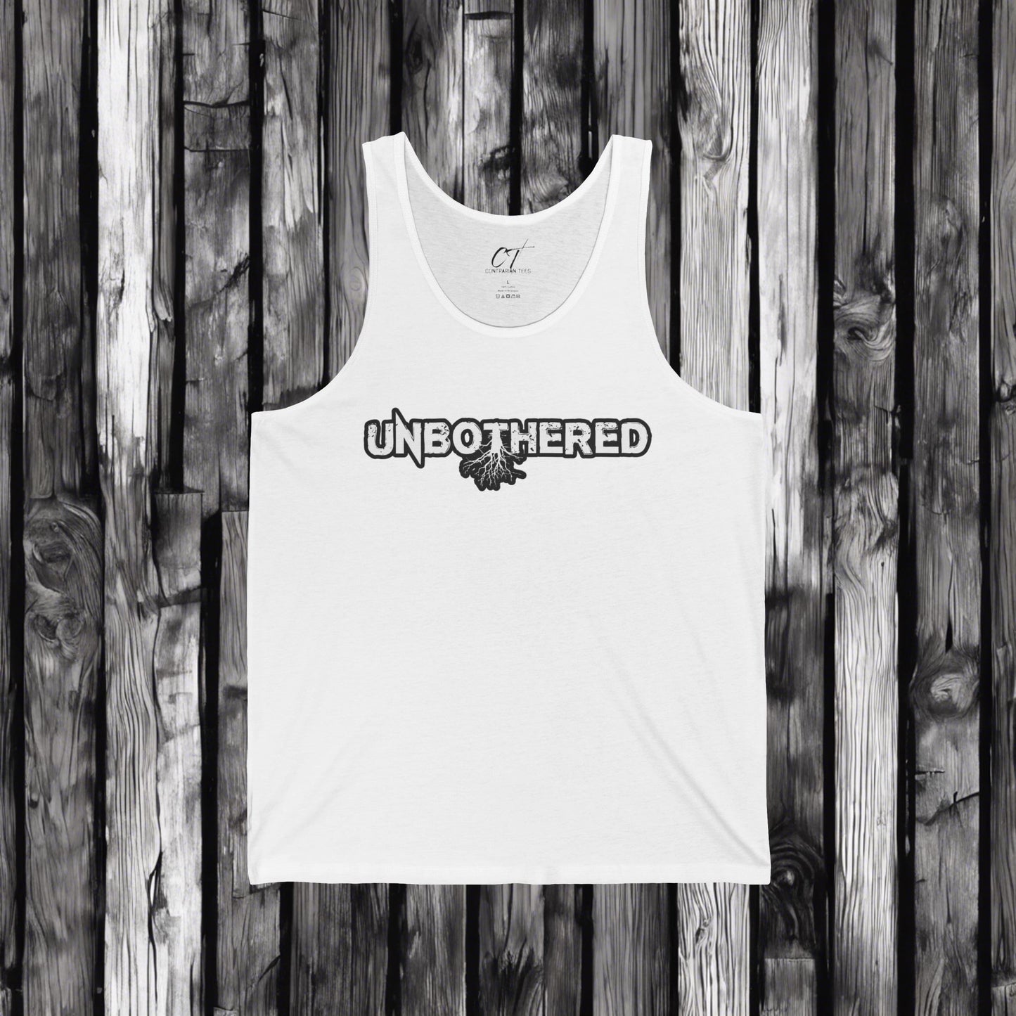Unbothered Tank, Chill Shirt, Relaxed Tee, Minimalist Clothing, Graphic Top, Casual Apparel