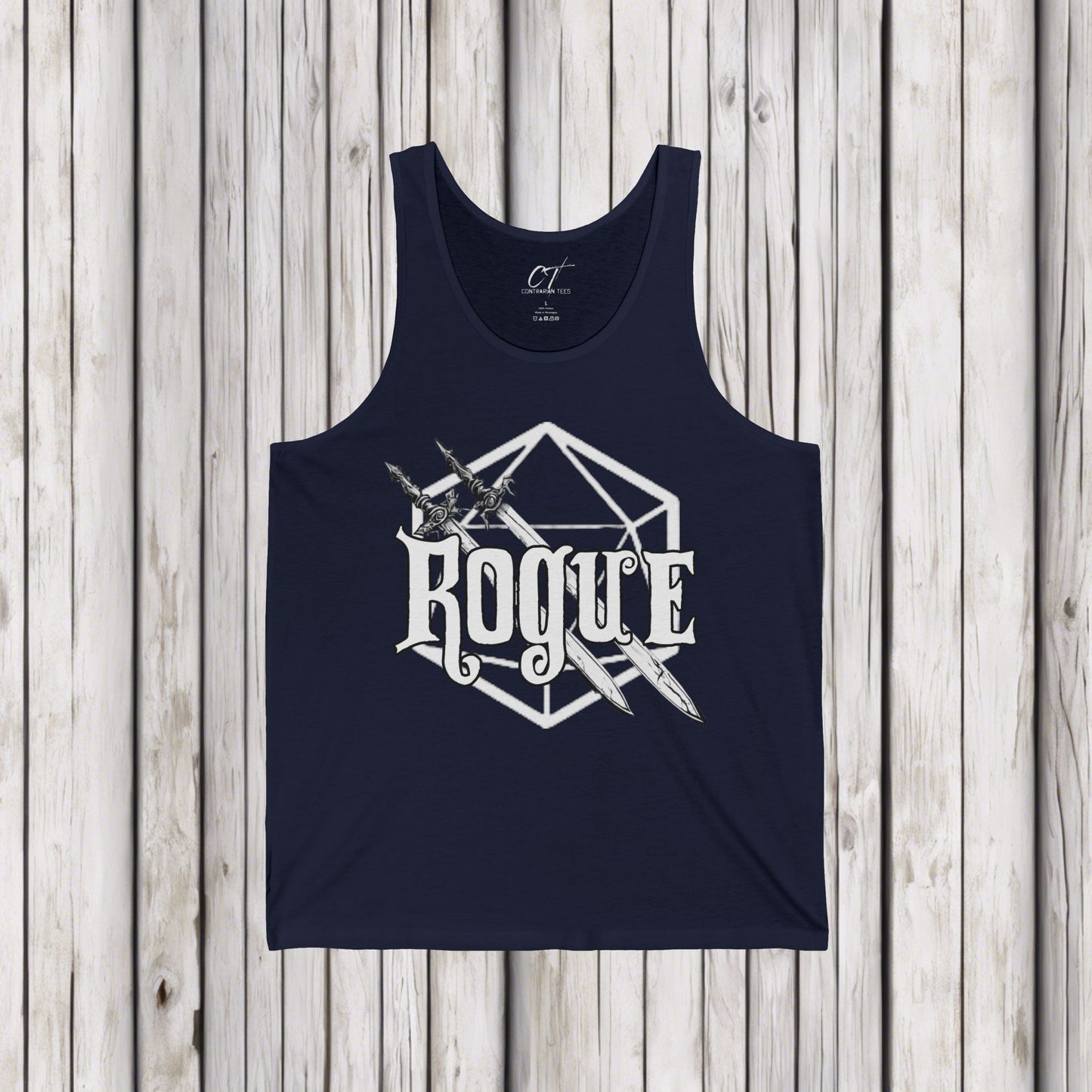 D&D Class Tank, Rogue, Gifts for Gamer, Dungeons and Dragons Shirt, Geeky Shirt, Gifts for Geeks, DnD Shirt, RPG Gamer Shirt