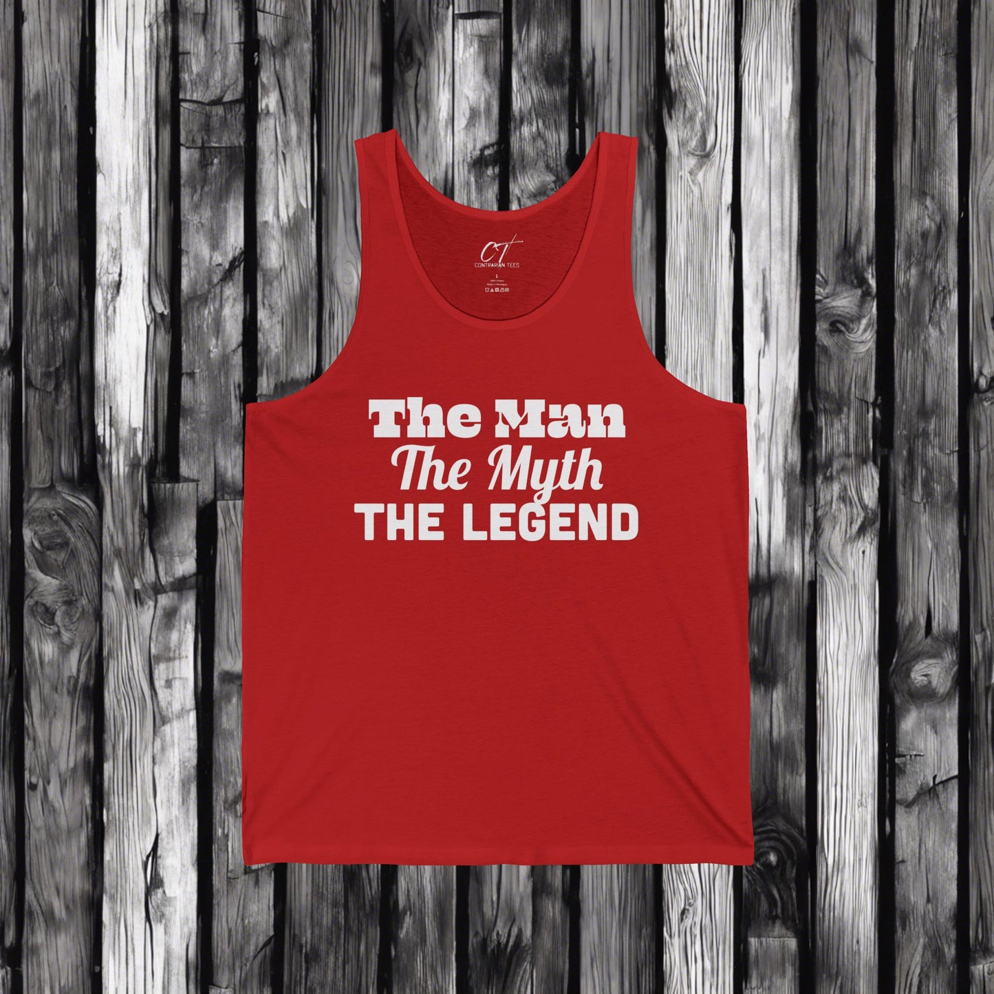 The Man The Myth The Legend, Fathers Day gift, Gift for Dad, Gift for Husband, Mens Tank Top, Funny shirt, Funny Gift, Humorous Shirt