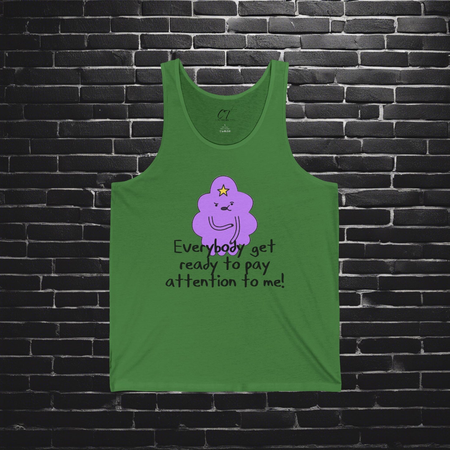 Adventure Time, LSP, Pay attention to me, Lumpy Space Princess, Movie Tank, Movie quotes, nerd shirt, funny shirt, cute shirt