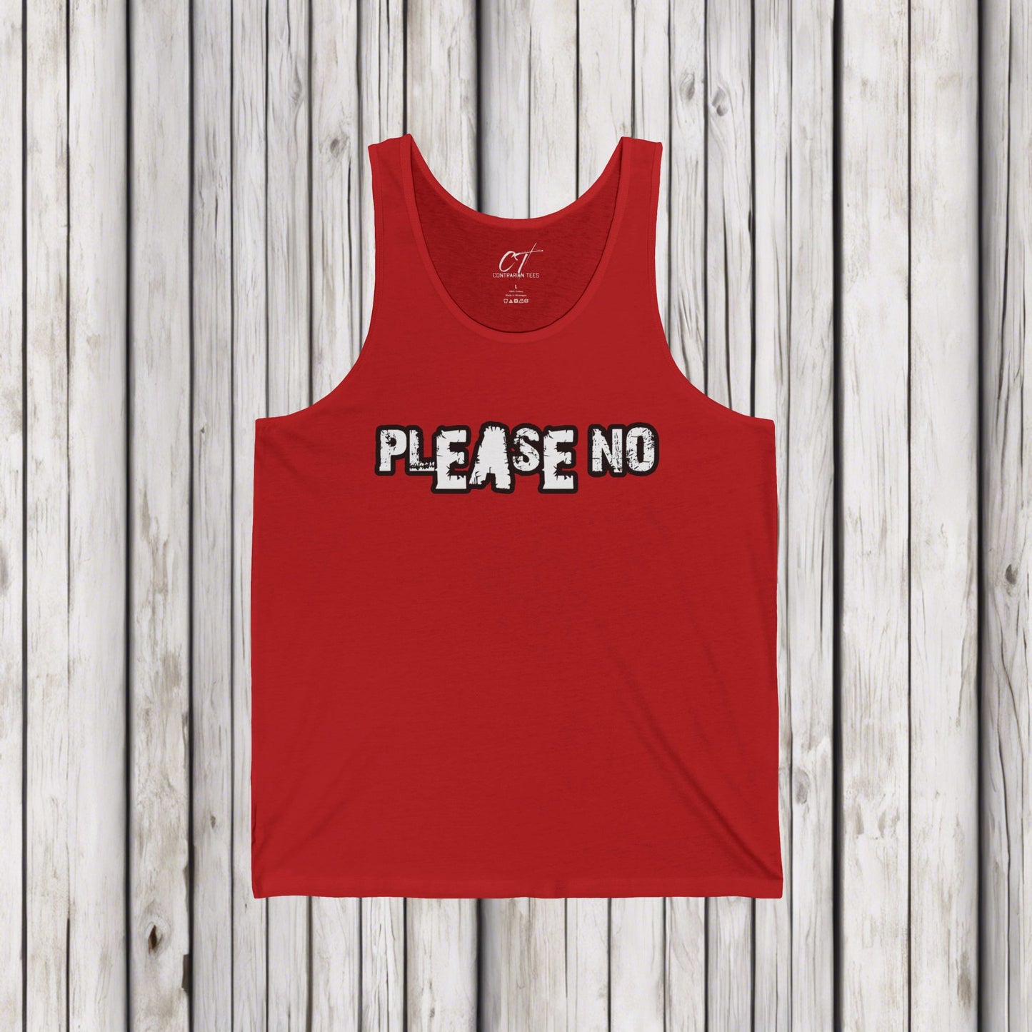 Please No, Mens Tank Top, Sarcastic Shirt, Smartass Shirt, Adult Humor Shirt, Funny shirt, Funny Gift, Humorous Shirt, Nope