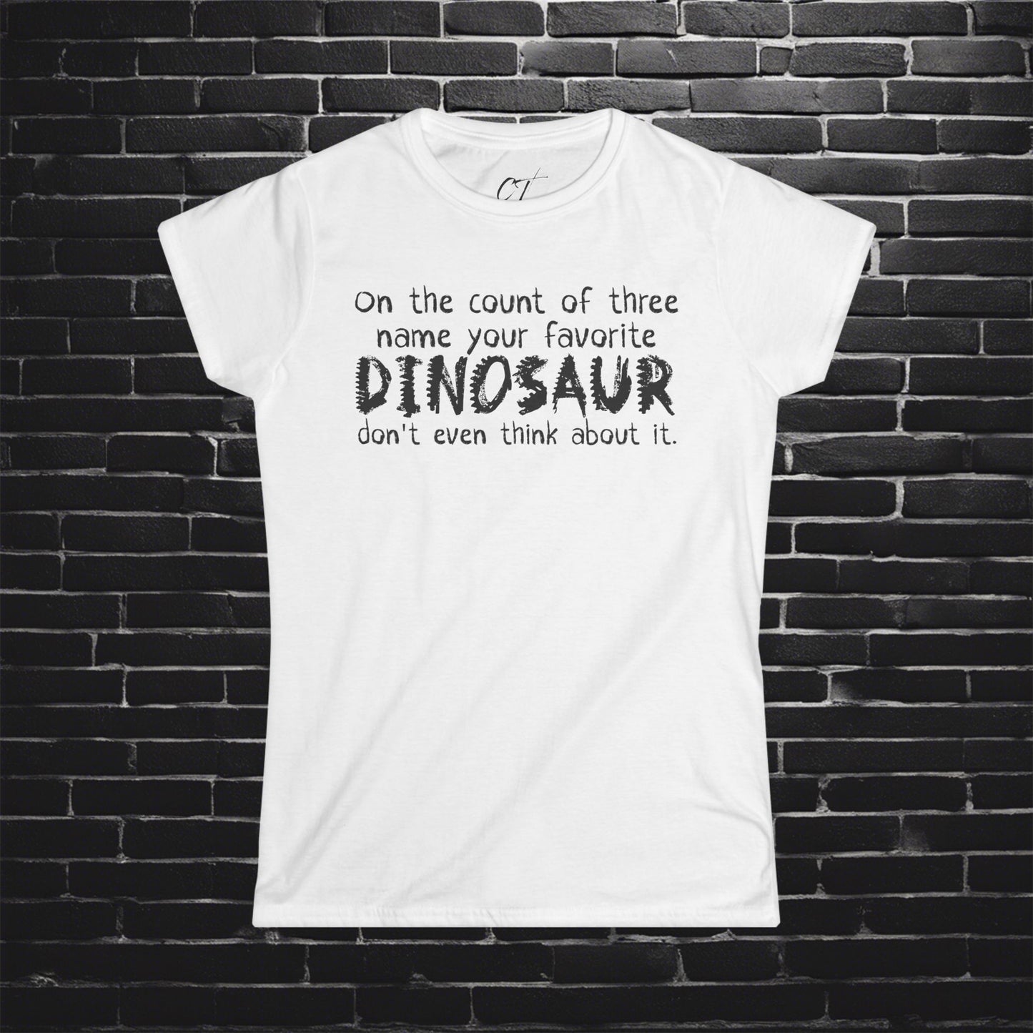 Name your favorite Dinosaur, Step Brothers, Movie Quote, Will Ferrell, Funny Dinosaur T-Shirt, Jurassic Fans, Dino Lovers, Casual Wear
