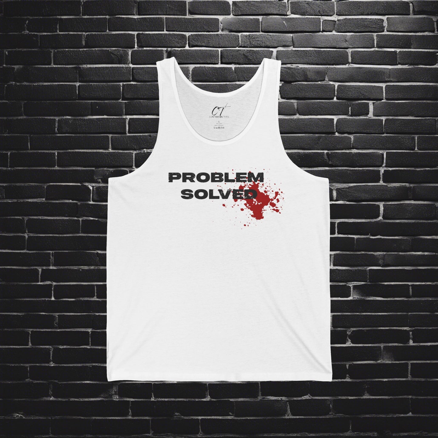 Problem Solved Tank, Sarcastic Shirt, Smartass Shirt, Adult Humor Shirt, Funny shirt, Funny Gift, Humorous Shirt