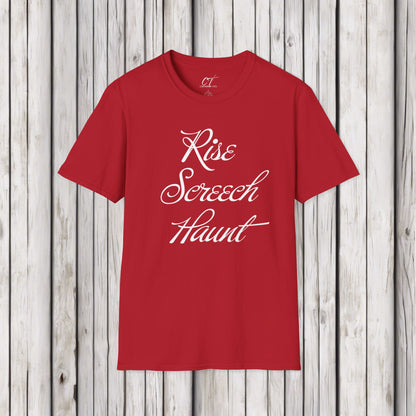 Rise Screech Haunt, Live Laugh Love, Spooky Season, Halloween Party Shirt, Halloween Shirt, Spooky Shirt, Fall Shirt, Sarcastic Shirt