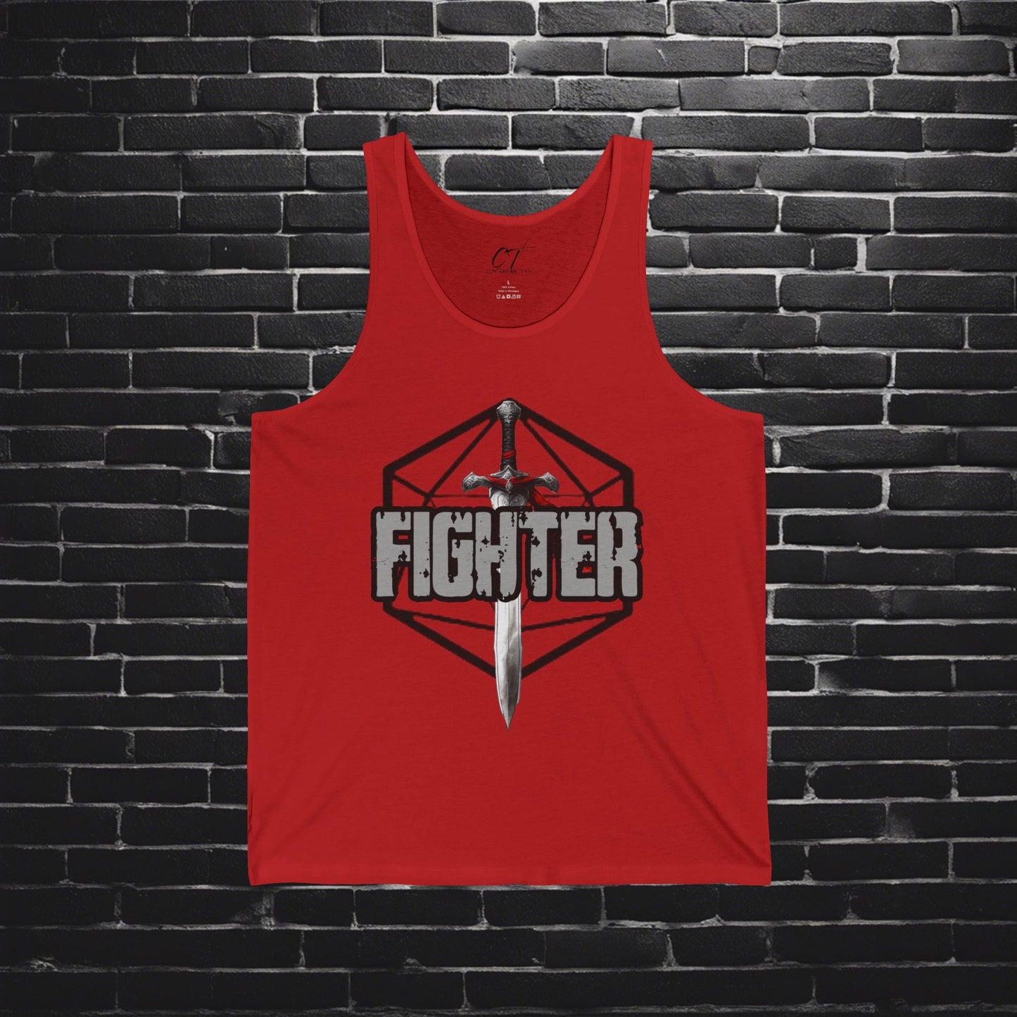 D&D Class Tank, Fighter, Gifts for Gamer, Dungeons and Dragons Shirt, Geeky Shirt, Gifts for Geeks, DnD Shirt, RPG Gamer Shirt