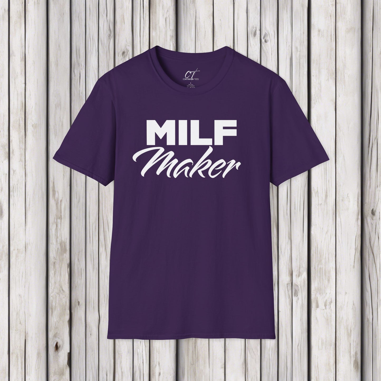 MILF Maker, Men's Tee, Mischievous Apparel, Sarcastic Shirt, Smartass Shirt, Adult Humor Shirt, Funny shirt, Funny Gift, Humorous Shirt