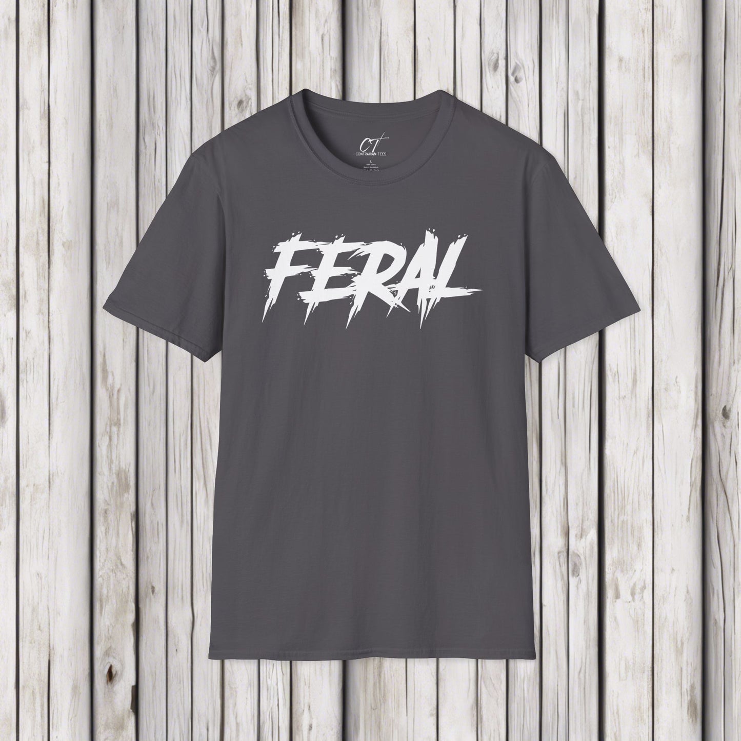 Feral, T-Shirt, Mischievous Apparel, Wild Shirt, Spooky Shirts, Inspirational Shirts, Sarcastic Shirt, Funny shirt, Funny Gift, Humorous Shirt