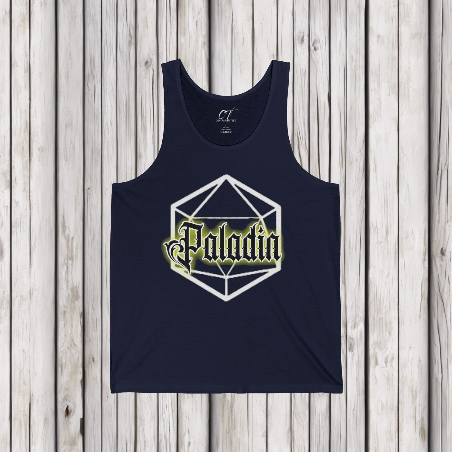 D&D Class Shirt, Paladin, Dungeons and Dragons Tank Top, RPG Gamer Gift, Geeky DnD Shirt, Gifts for Geeks, Gamer Tee, Tabletop Gaming Apparel, Unisex