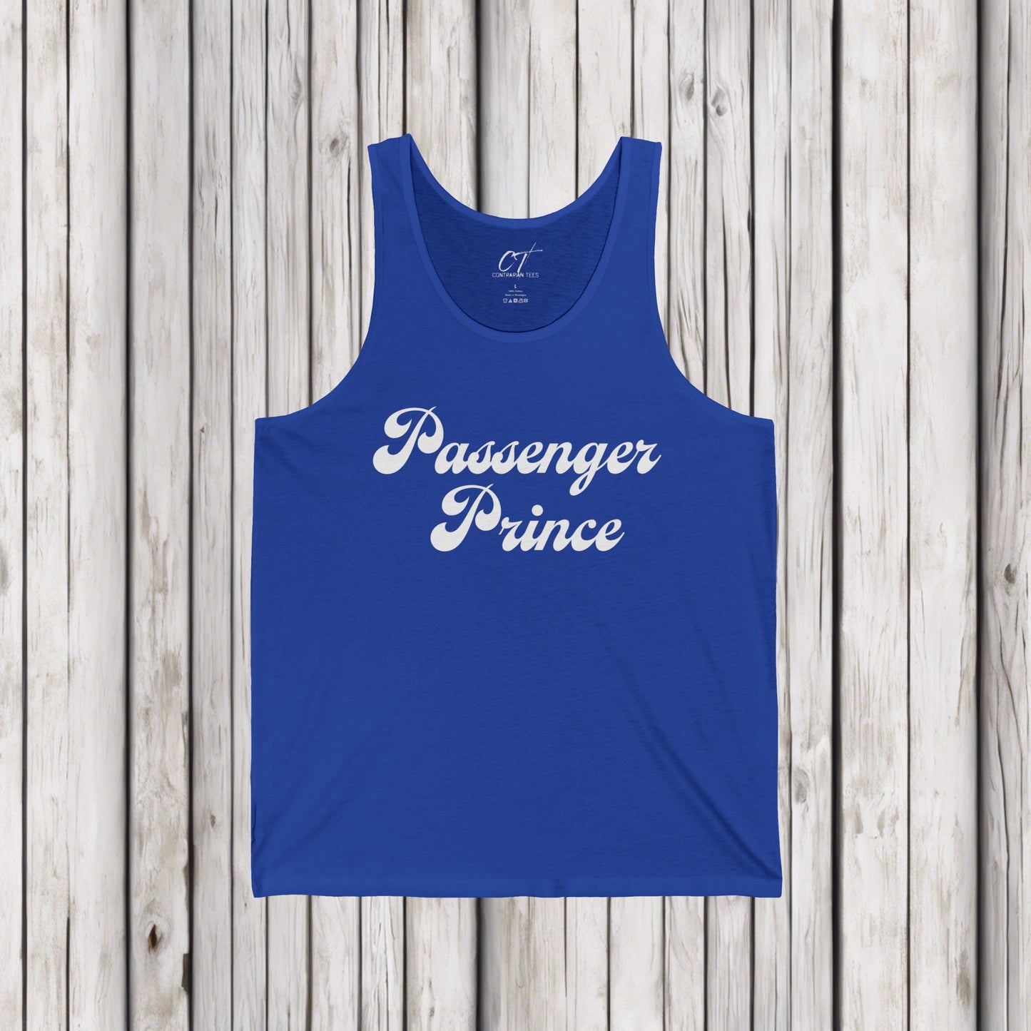 Passenger Prince, Mens Tank, Mischievous apparel, Soft Tee, Unisex Top, Graphic Shirt, Casual Wear