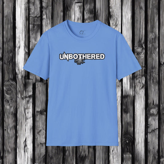 Unbothered Tshirt, Chill Shirt, Relaxed Tee, Minimalist Clothing, Graphic Top, Casual Apparel