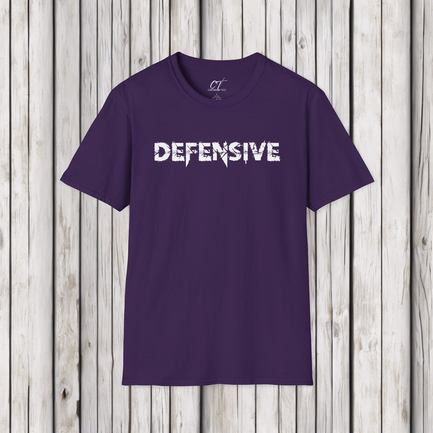 Defensive, Mens Tee, Sarcastic Shirt, Smartass Shirt, Adult Humor Shirt, Funny shirt, Funny Gift, Humorous Shirt