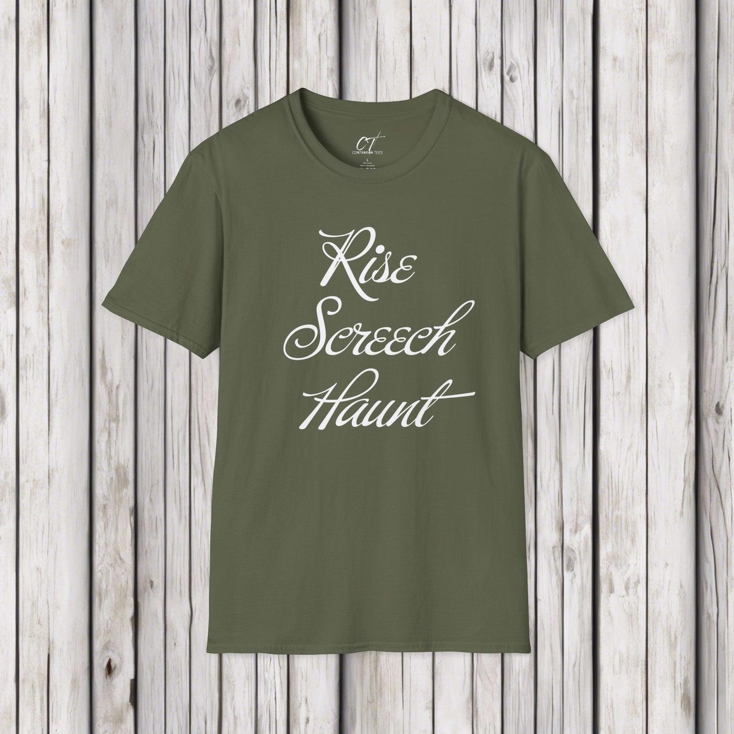 Rise Screech Haunt, Live Laugh Love, Spooky Season, Halloween Party Shirt, Halloween Shirt, Spooky Shirt, Fall Shirt, Sarcastic Shirt