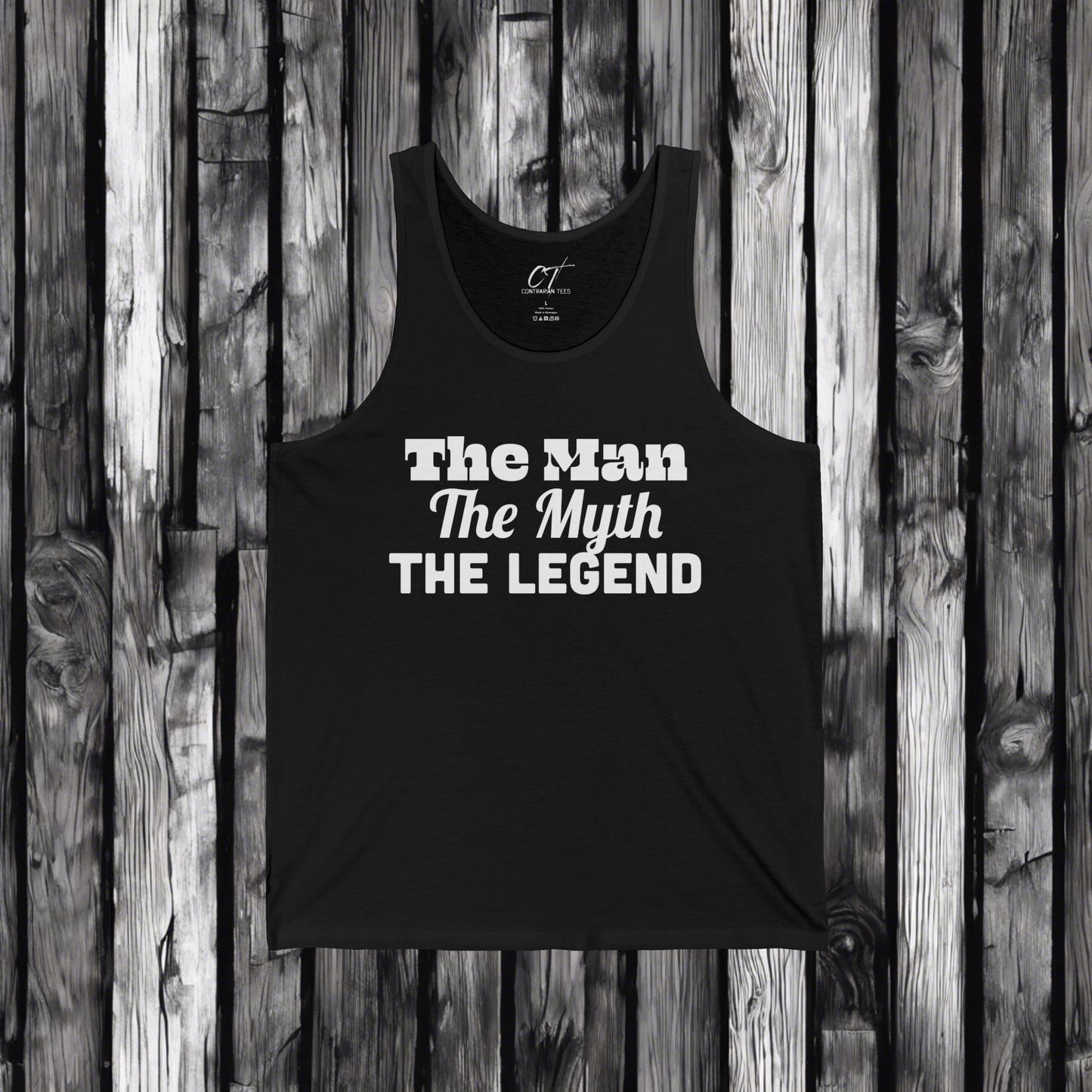 The Man The Myth The Legend, Fathers Day gift, Gift for Dad, Gift for Husband, Mens Tank Top, Funny shirt, Funny Gift, Humorous Shirt