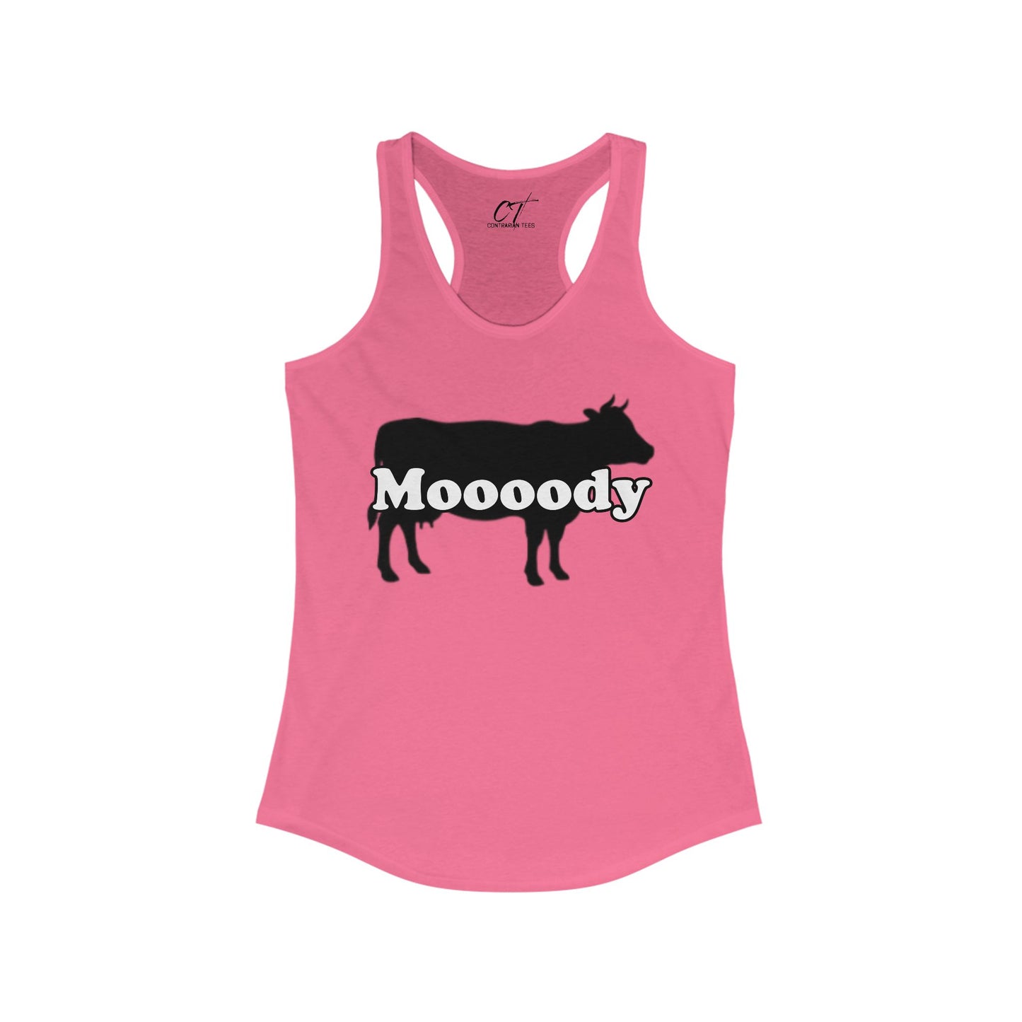 Moody, Women's Tank, Cow Shirt, Mischievous Apparel, Sarcastic Shirt, Smartass Shirt, Funny shirt, Funny Gift, Humorous Shirt