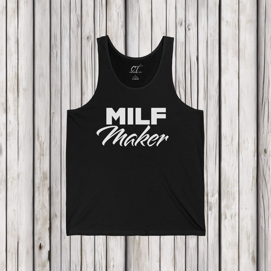 MILF Maker, Men's Tank, Mischievous Apparel, Sarcastic Shirt, Smartass Shirt, Adult Humor Shirt, Funny shirt, Funny Gift, Humorous Shirt