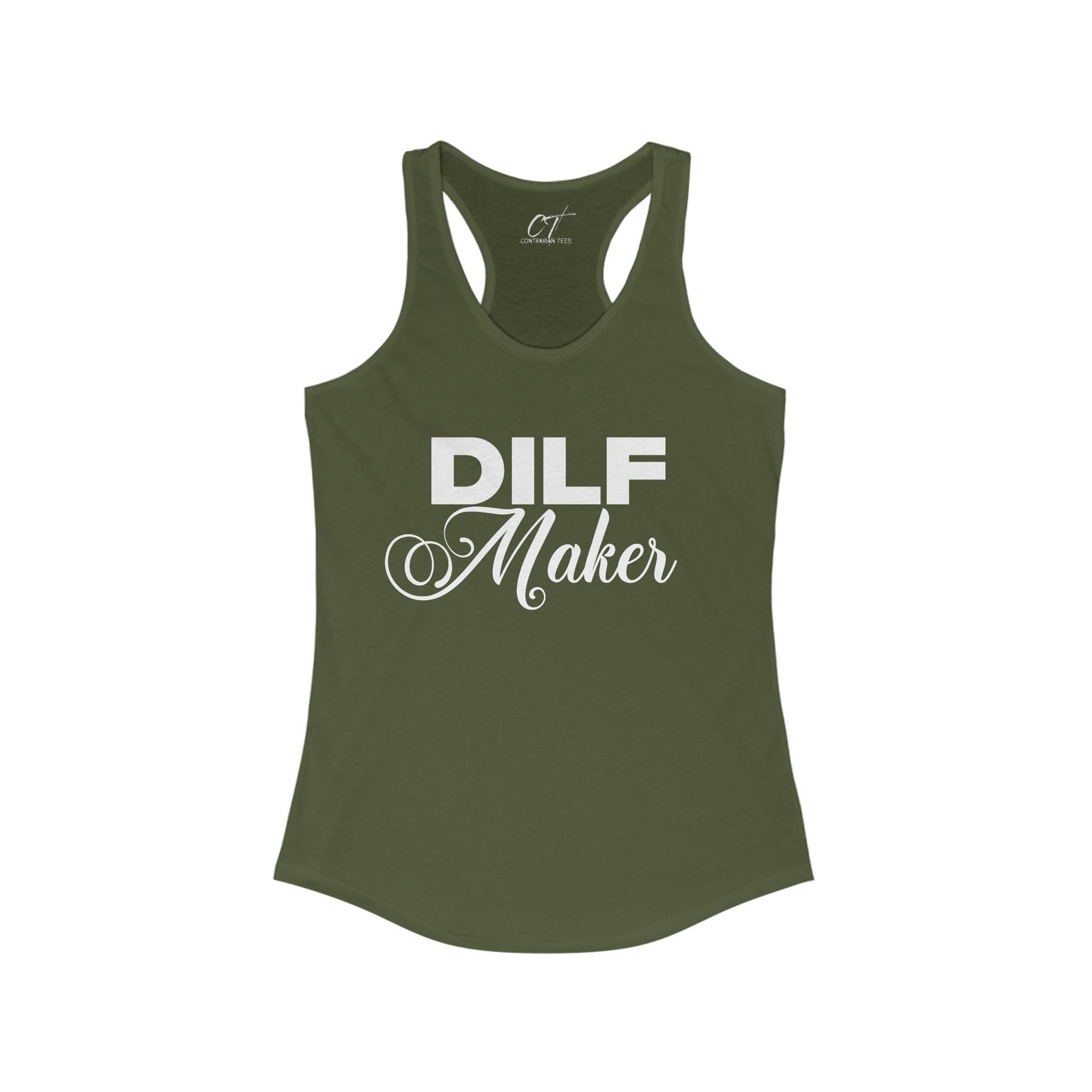 DILF Maker, Women's Tank, Mischievous Apparel, Sarcastic Shirt, Smartass Shirt, Adult Humor Shirt, Funny shirt, Funny Gift, Humorous Shirt
