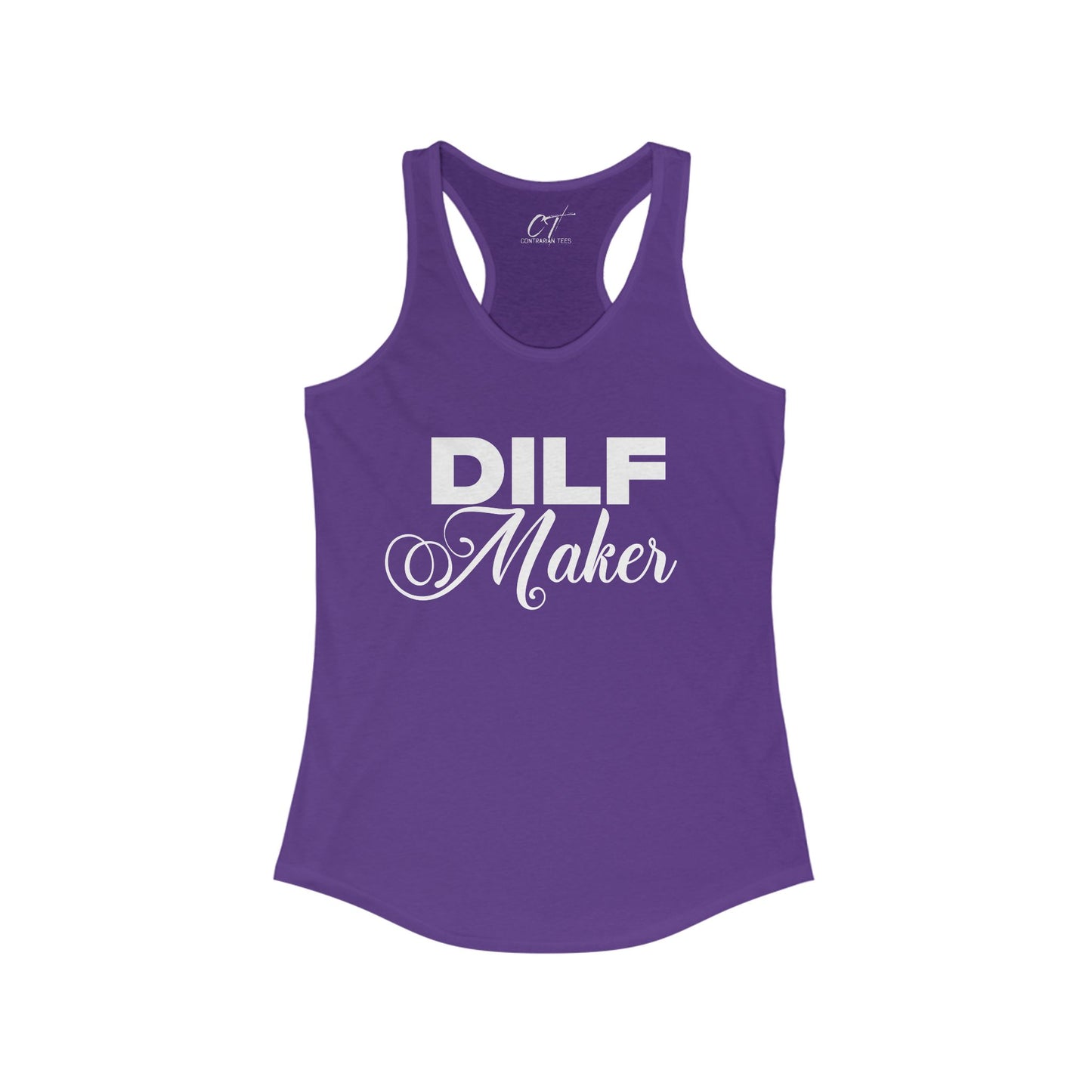 DILF Maker, Women's Tank, Mischievous Apparel, Sarcastic Shirt, Smartass Shirt, Adult Humor Shirt, Funny shirt, Funny Gift, Humorous Shirt