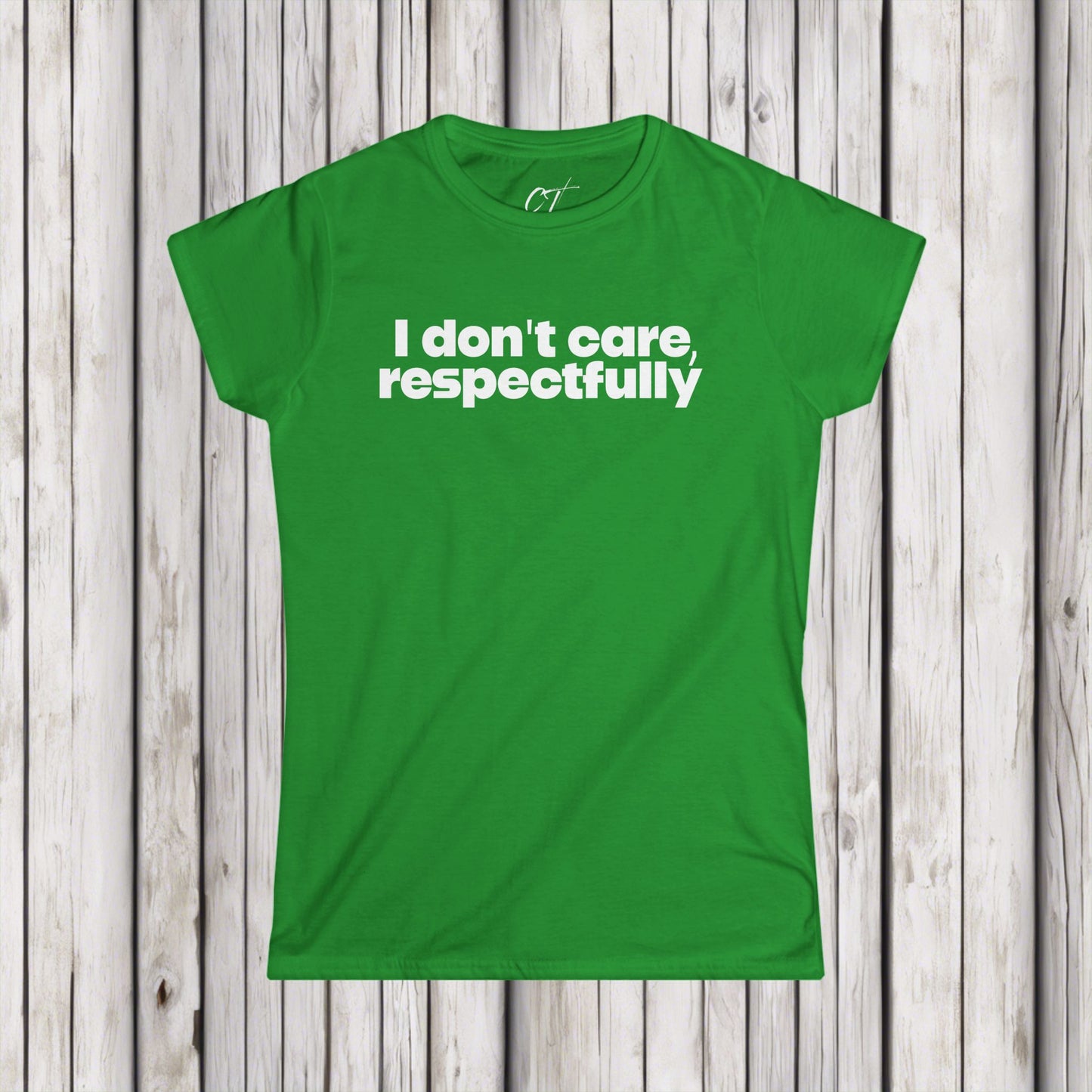 I don't care respectfully, Mischievous, Women's Tee, Sarcastic Shirt, Smartass Shirt, Funny shirt, Funny Gift, Humorous Shirt