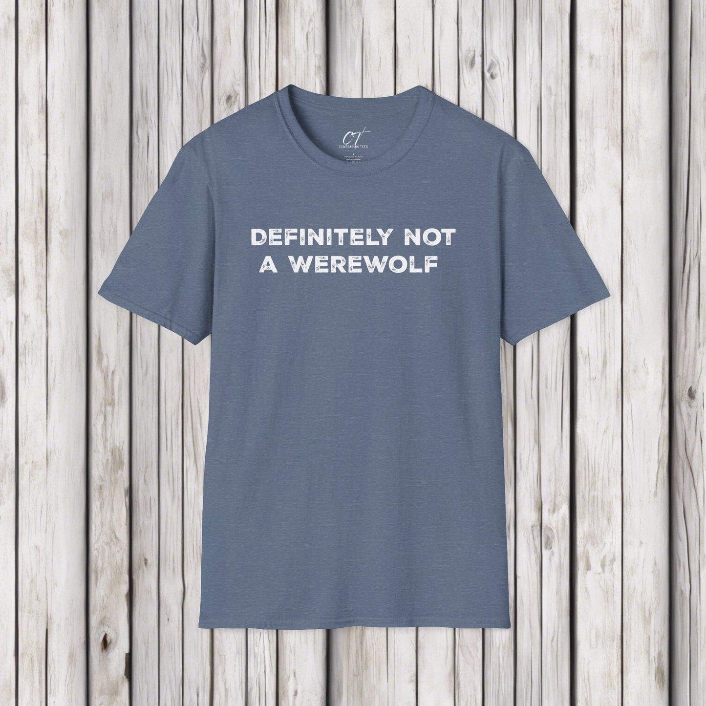 Definitely not a werewolf, Costume Shirt, Trendy Fall Tee, Spooky Season, Halloween Party Shirt, Halloween Shirt, Spooky Shirt, Fall Shirt