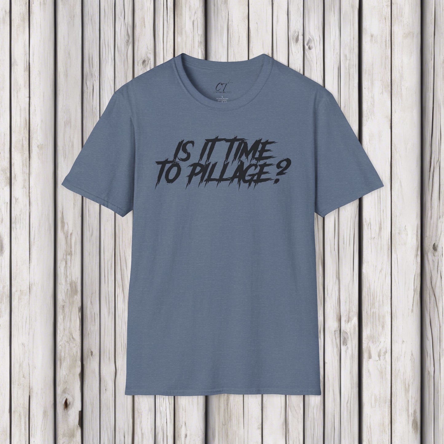 Is it time to pillage?, Mischievous Apparel, Sarcastic Shirt, Smartass Shirt, Funny shirt, Funny Gift, Humorous Shirt, dark humor