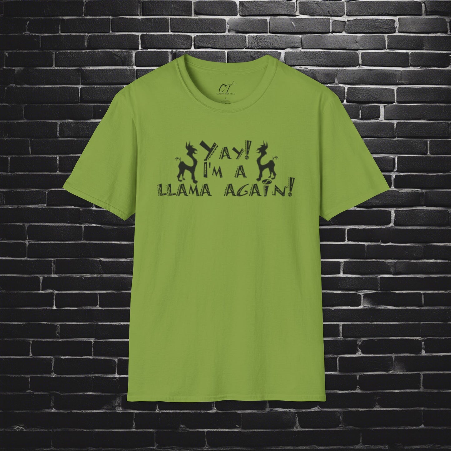 The Emperors New Groove, Yay I'm a llama again, Movie Quotes, Kuzco Quotes, Mischievous, Sarcastic Shirt, Smartass Shirt, Funny shirt, Funny Gift, Humorous Shirt
