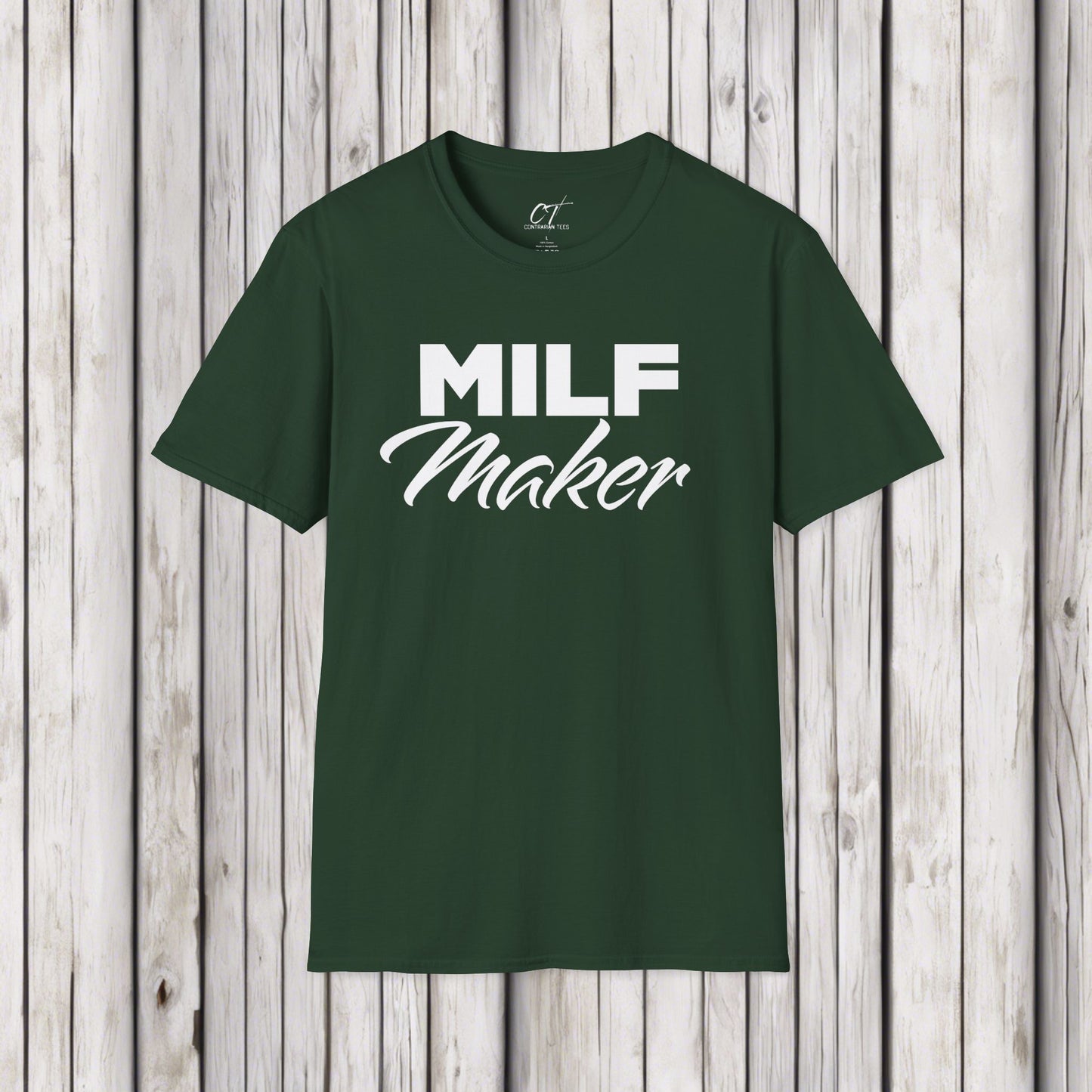 MILF Maker, Men's Tee, Mischievous Apparel, Sarcastic Shirt, Smartass Shirt, Adult Humor Shirt, Funny shirt, Funny Gift, Humorous Shirt