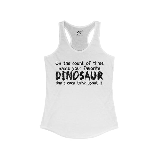 Name your favorite Dinosaur, Step Brothers, Movie Quote, Will Ferrell, Funny Dinosaur Tank, Jurassic Fans, Dino Lovers, Casual Wear