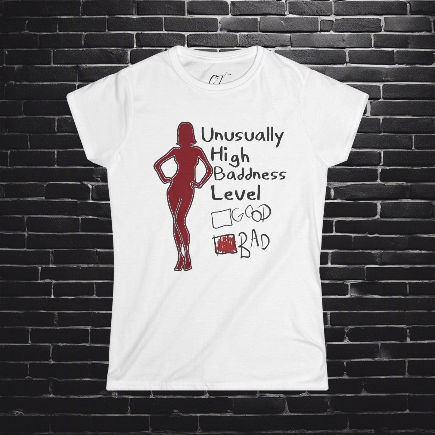 Baddness Level, Women's Shirt, Lilo and Stich, Mischievous Apparel, Sarcastic Shirt, Smartass Shirt, Funny shirt, Funny Gift, Humorous Shirt
