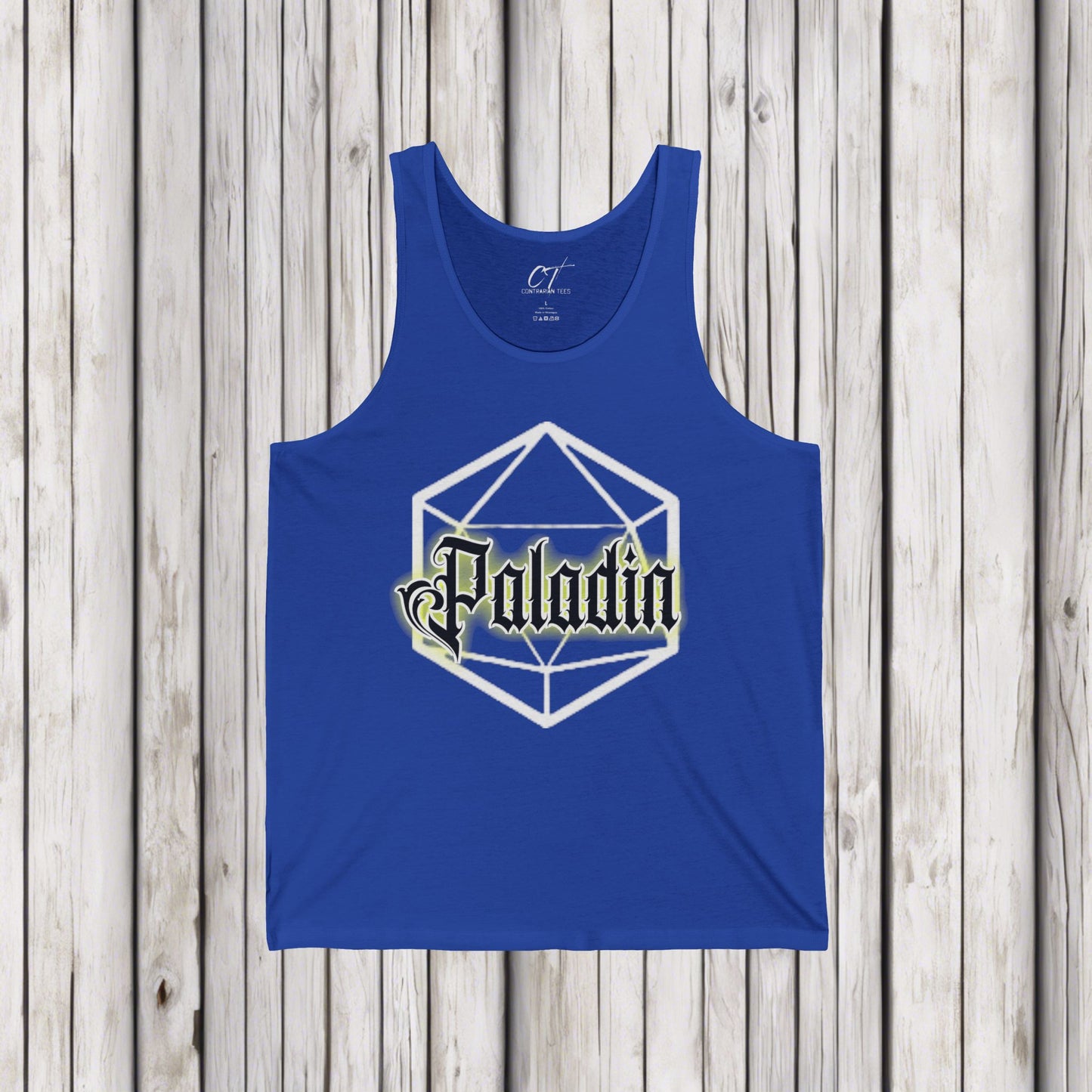 D&D Class Shirt, Paladin, Dungeons and Dragons Tank Top, RPG Gamer Gift, Geeky DnD Shirt, Gifts for Geeks, Gamer Tee, Tabletop Gaming Apparel, Unisex