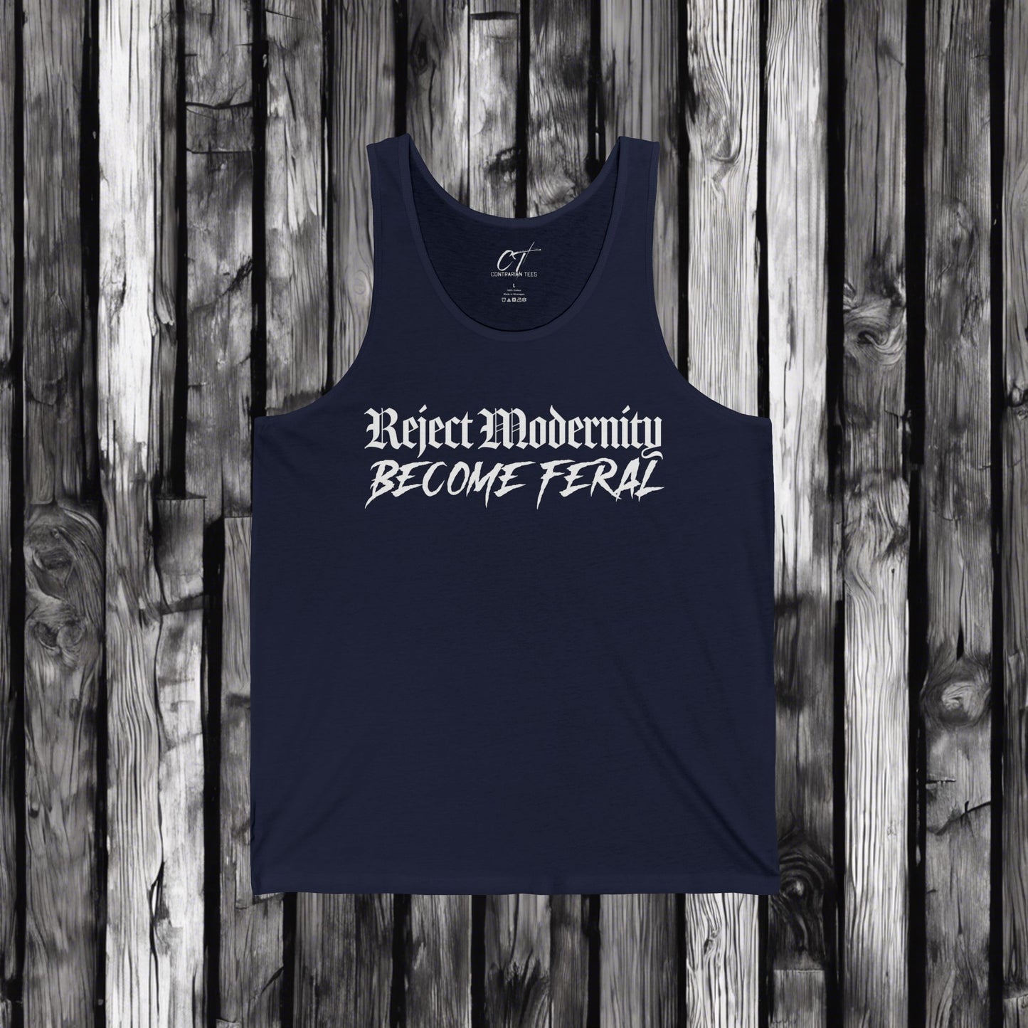 Reject Modernity Become Feral, Mischievous, Sarcastic Shirt, Smartass Shirt, Adult Humor Shirt, Funny shirt, Funny Gift, Humorous Shirt