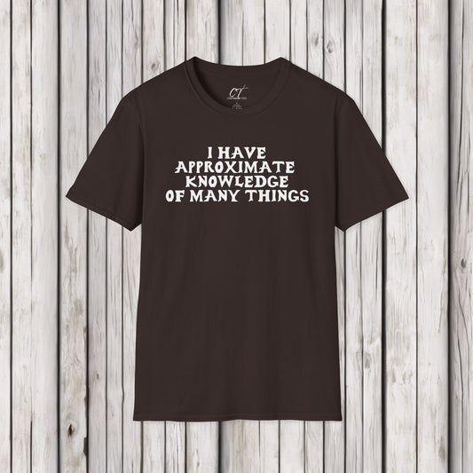 Adventure Time, Approximate knowledge, Demon Cat, Movie T-shirt, Movie quotes, nerd shirt, funny shirt, cute shirt