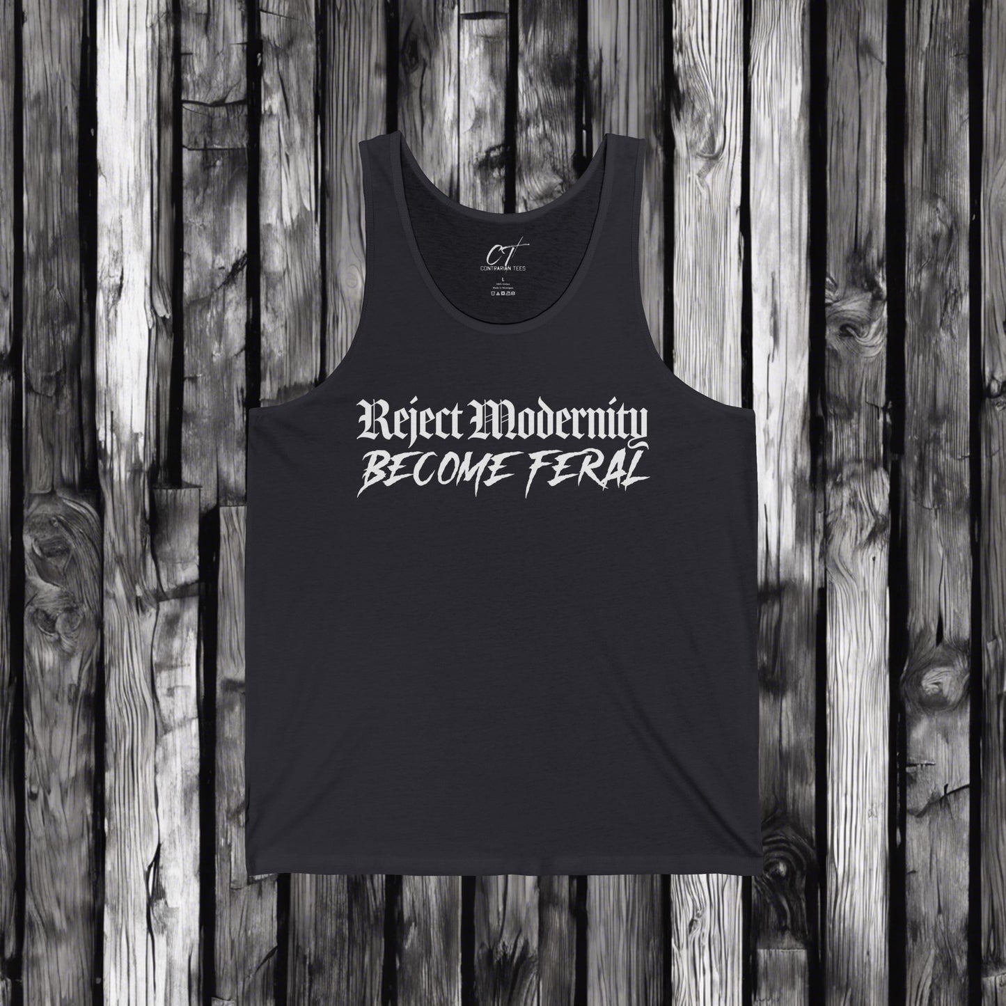 Reject Modernity Become Feral, Mischievous, Sarcastic Shirt, Smartass Shirt, Adult Humor Shirt, Funny shirt, Funny Gift, Humorous Shirt