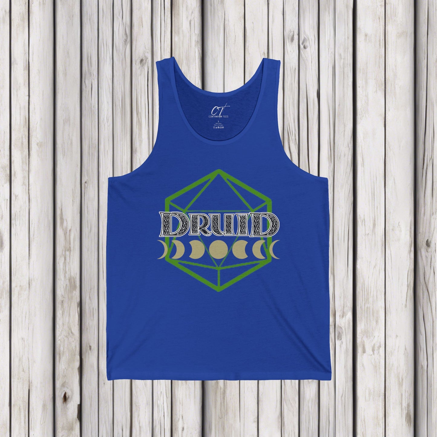 D&D Class Tank, Druid, Dungeons and Dragons Tee, RPG Shirt, Fantasy Lover Gift, Geeky Top