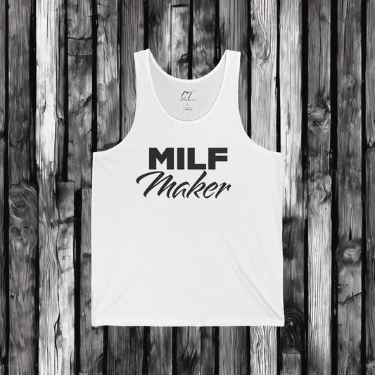 MILF Maker, Men's Tank, Mischievous Apparel, Sarcastic Shirt, Smartass Shirt, Adult Humor Shirt, Funny shirt, Funny Gift, Humorous Shirt