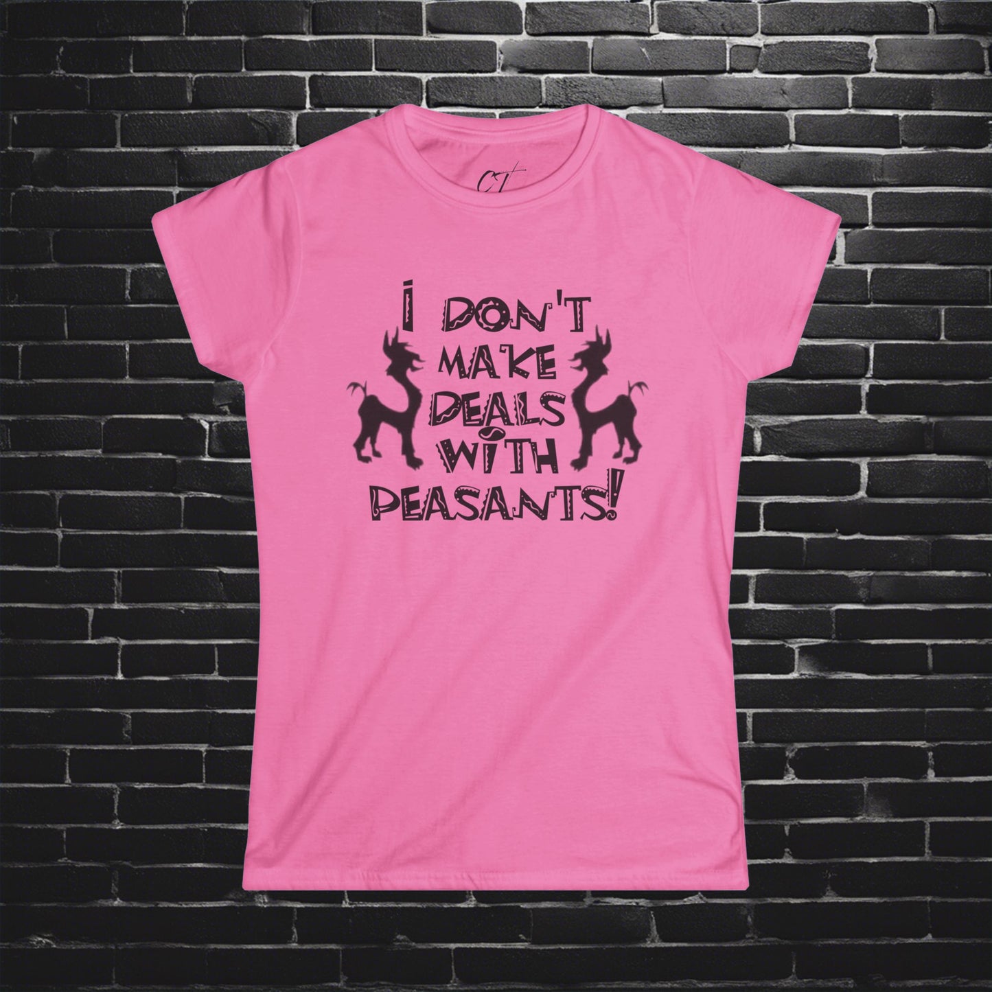 The Emperors New Groove, I don't make deals with peasants!, Movie Quotes, Kuzco Quotes, Mischievous Apparel, Smartass Shirt, Funny shirt, Humorous Shirt