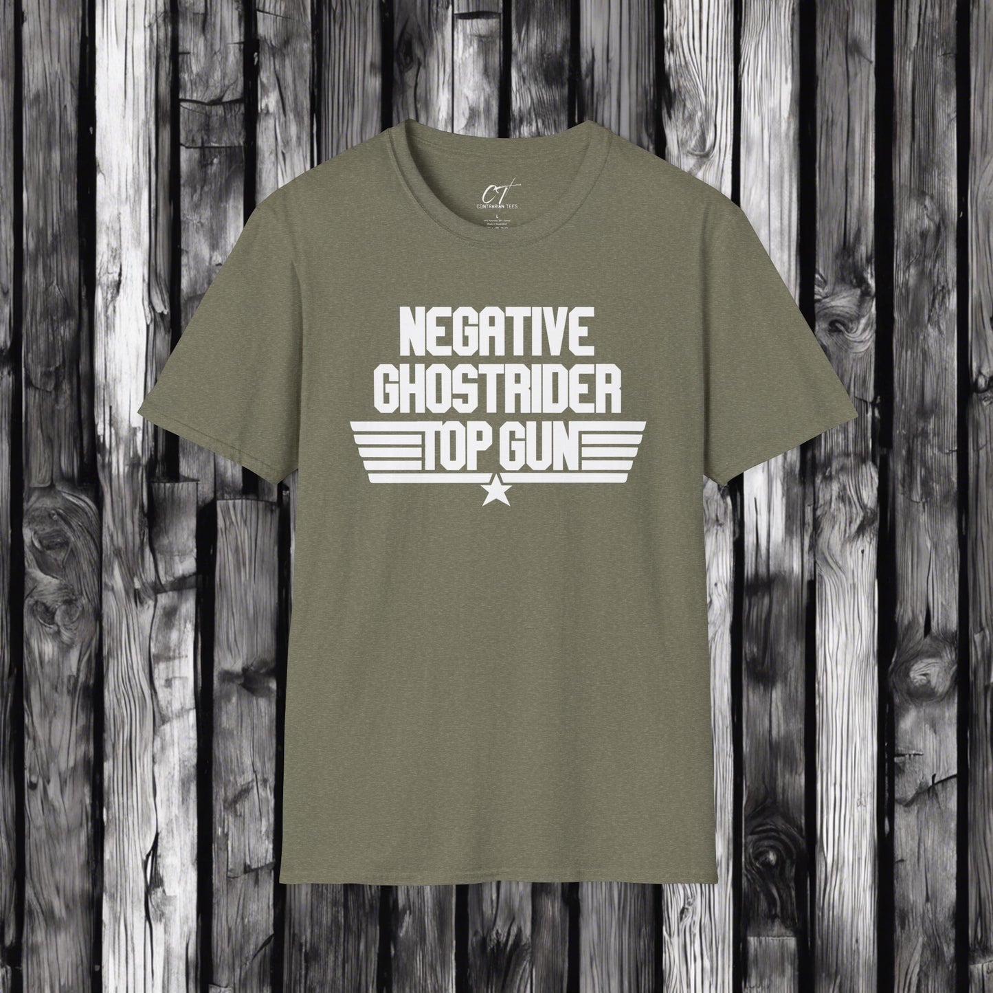 Negative Ghostrider, Top Gun Shirt, Mens T-shirt, Sarcastic Shirt, Smartass Shirt, Adult Humor Shirt, Funny shirt, Funny Gift, Movie quote