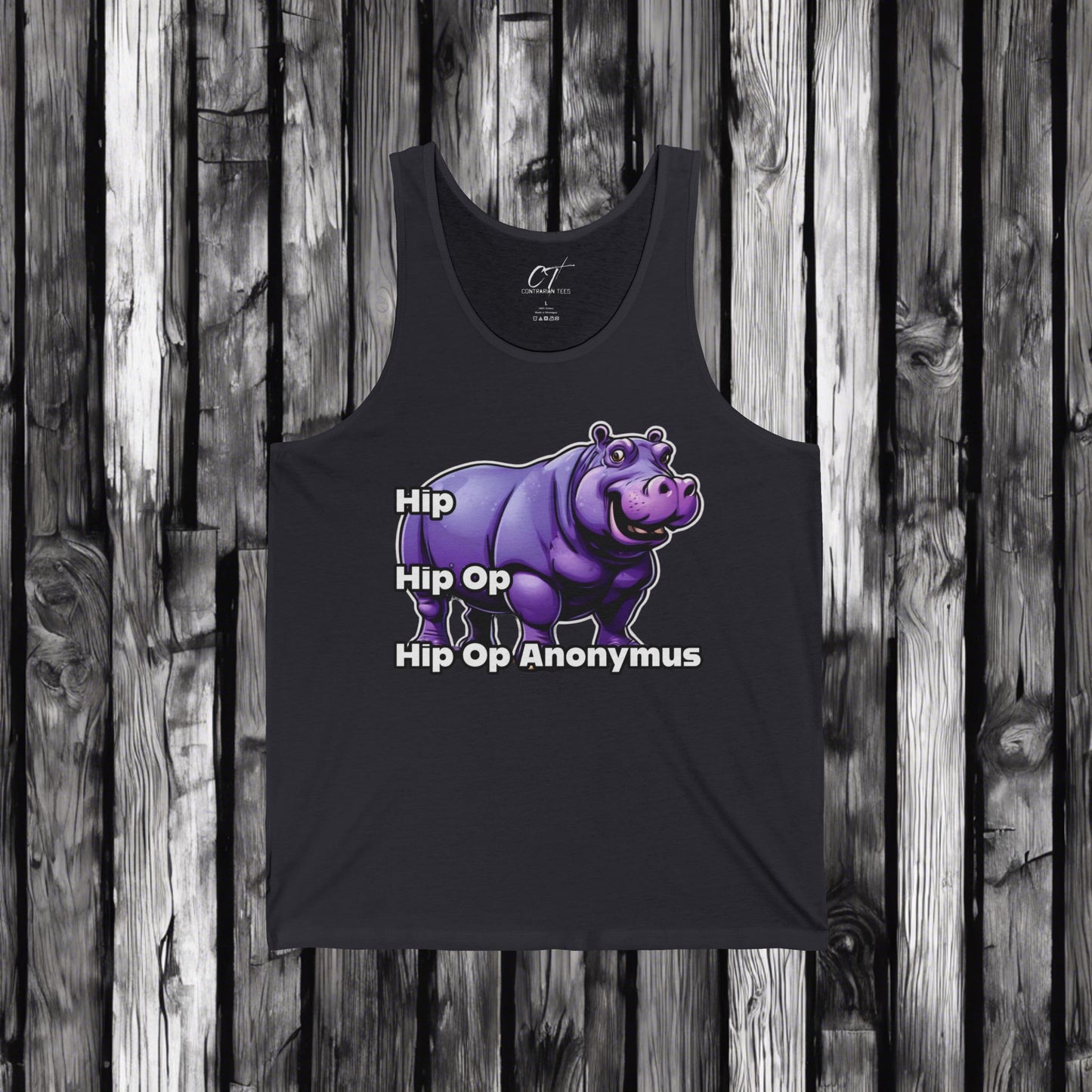 Hip Hop Anonymous, Big Daddy, Adam Sandler, Movie Quotes, Funny Graphic Tank, Gift for Movie Lovers, Hippo Tank
