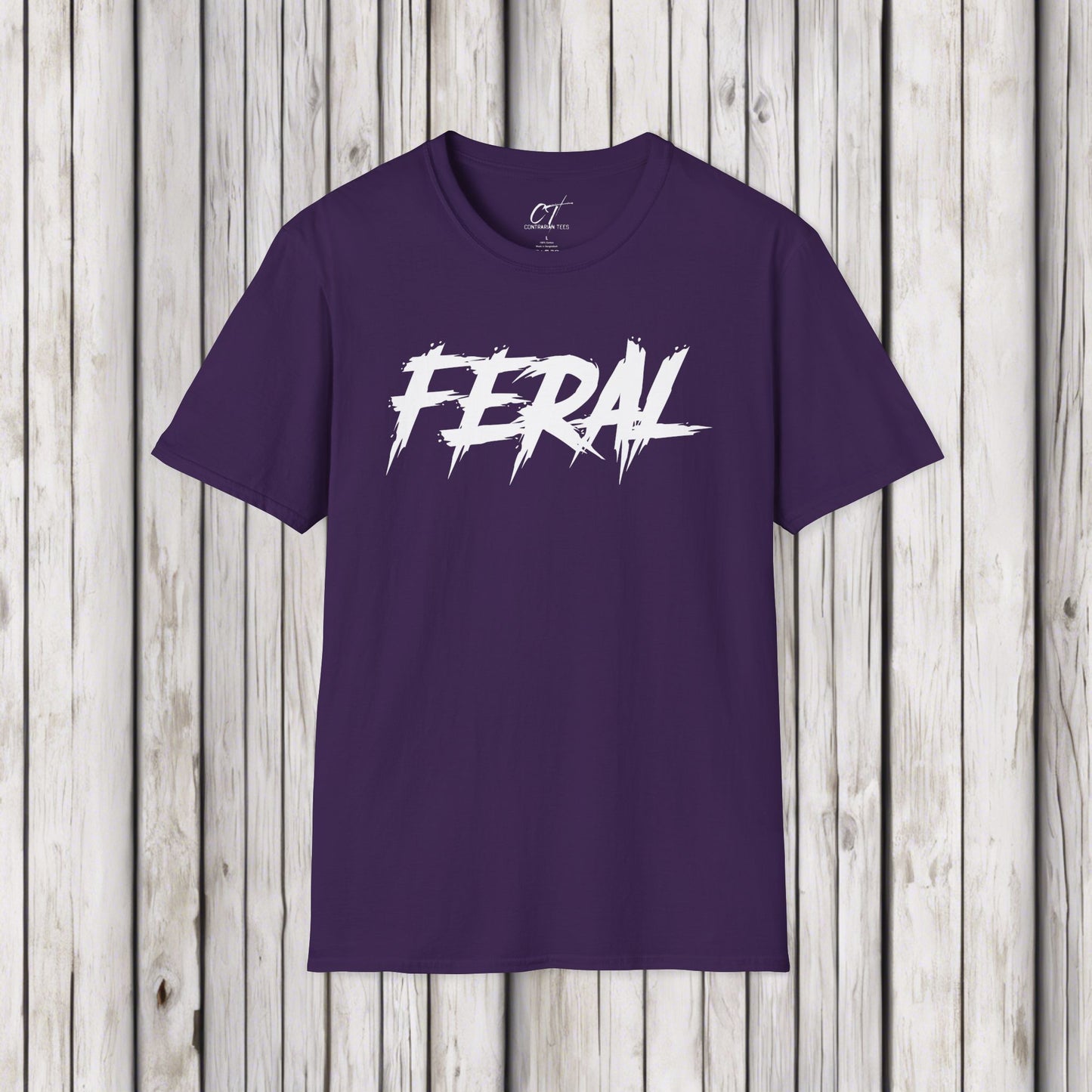 Feral, T-Shirt, Mischievous Apparel, Wild Shirt, Spooky Shirts, Inspirational Shirts, Sarcastic Shirt, Funny shirt, Funny Gift, Humorous Shirt
