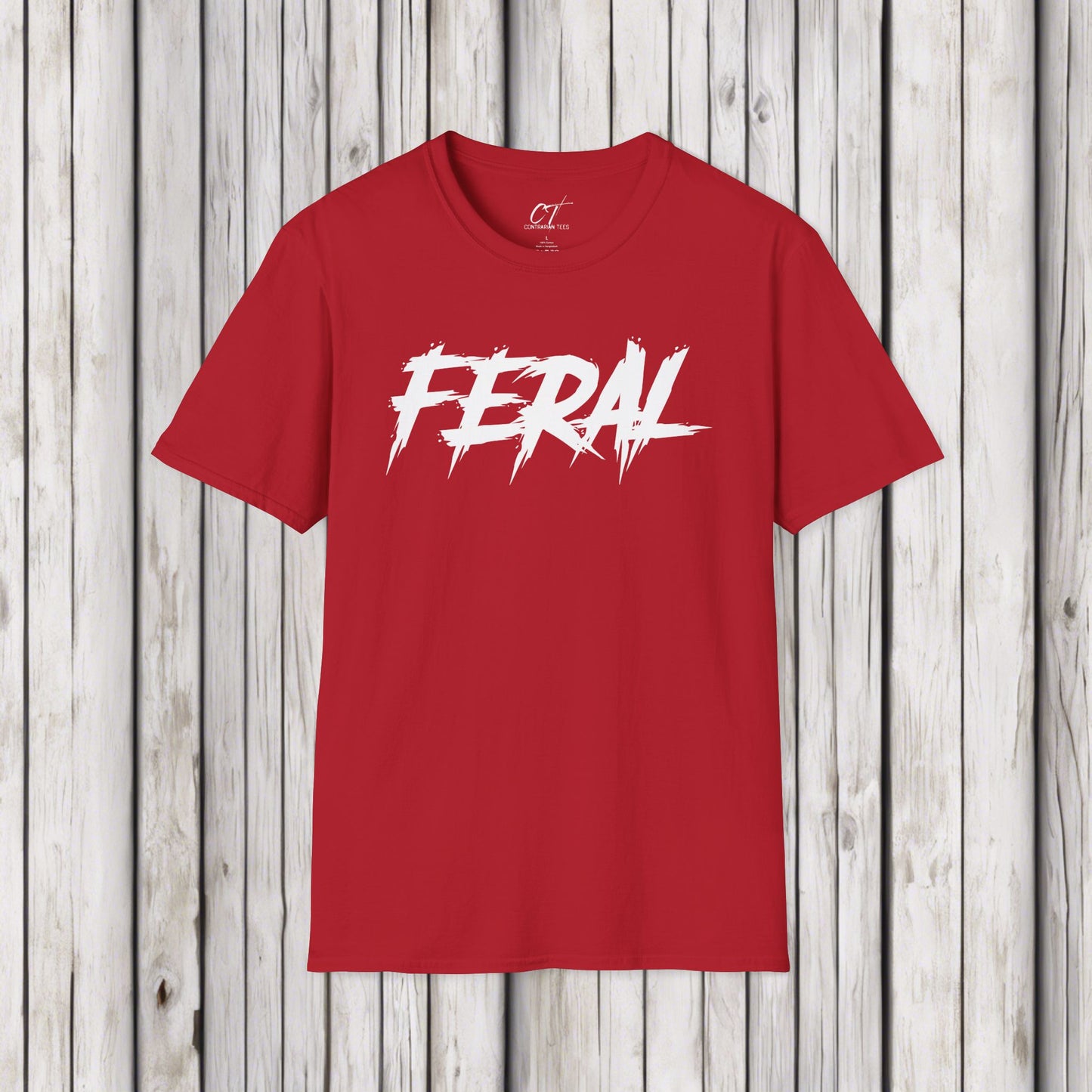Feral, T-Shirt, Mischievous Apparel, Wild Shirt, Spooky Shirts, Inspirational Shirts, Sarcastic Shirt, Funny shirt, Funny Gift, Humorous Shirt