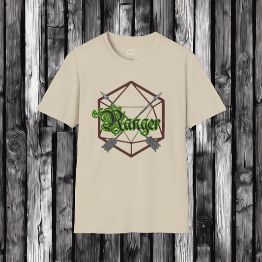 D&D Class Shirt, Ranger, Dungeons and Dragons Tee, RPG Shirt, Fantasy Lover Gift, Geeky Top