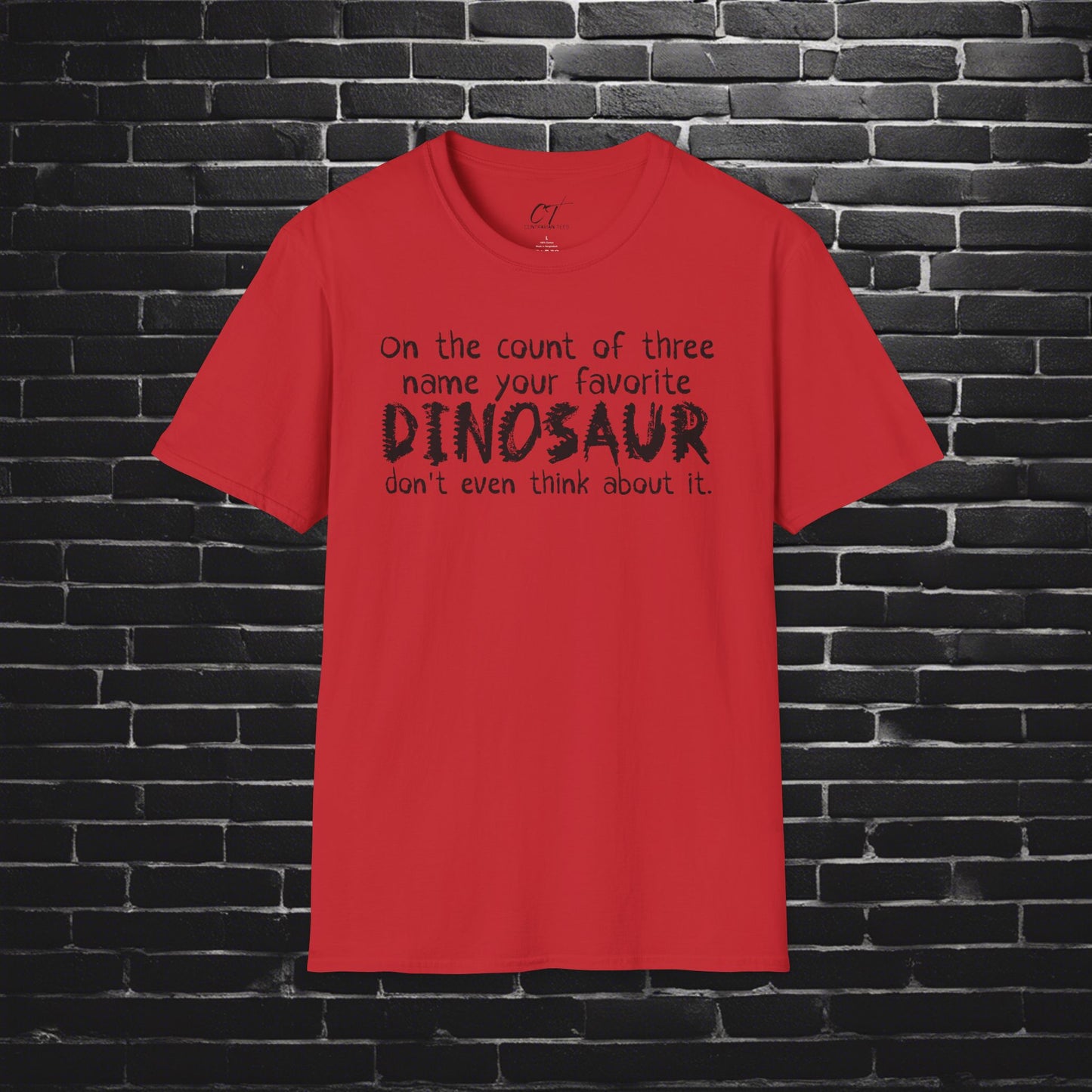Name your favorite Dinosaur, Step Brothers, Movie Quote, Will Ferrell, Funny Dinosaur T-Shirt, Jurassic Fans, Dino Lovers, Casual Wear